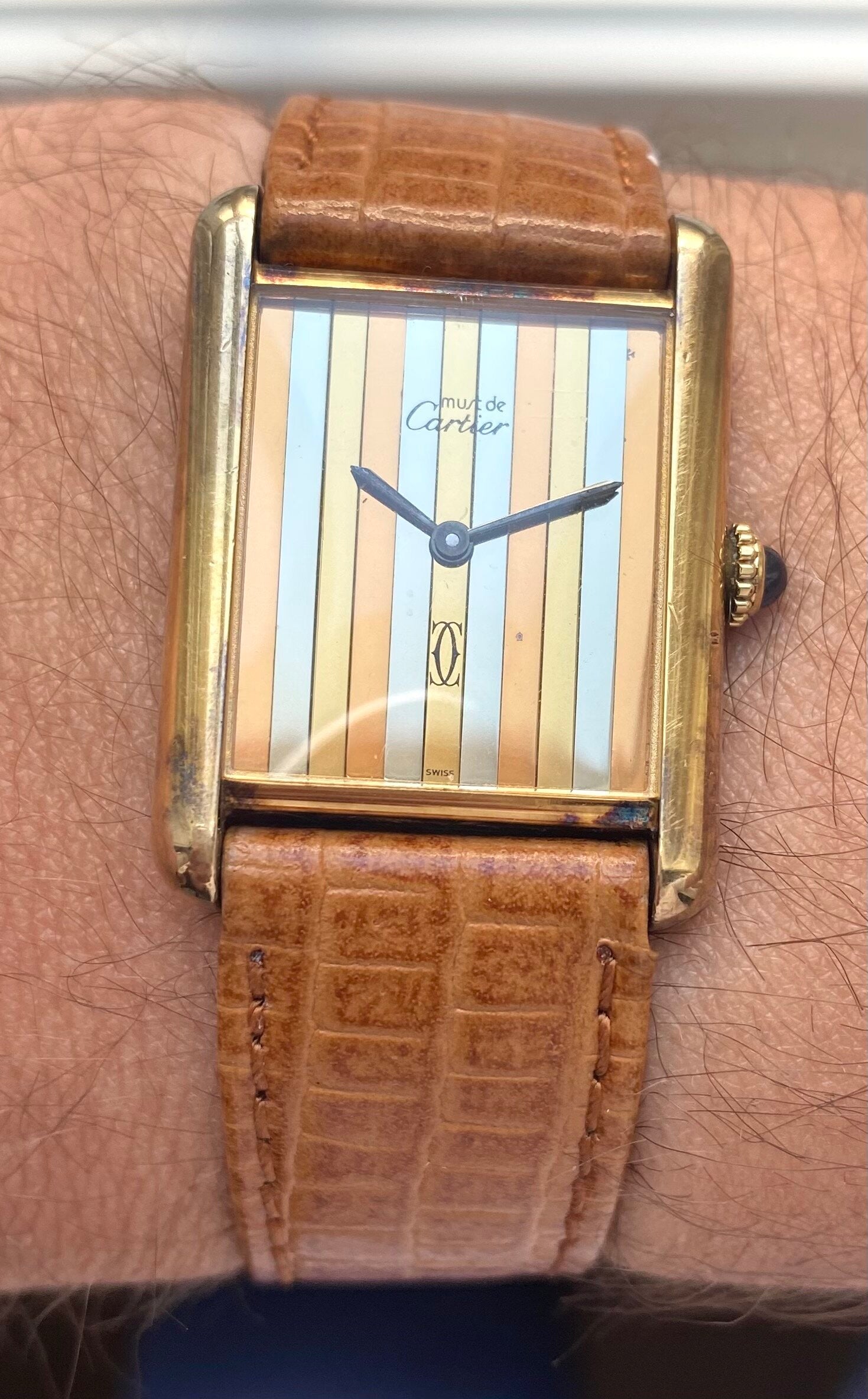 Must de Cartier Tank — Tri-Tone Dial