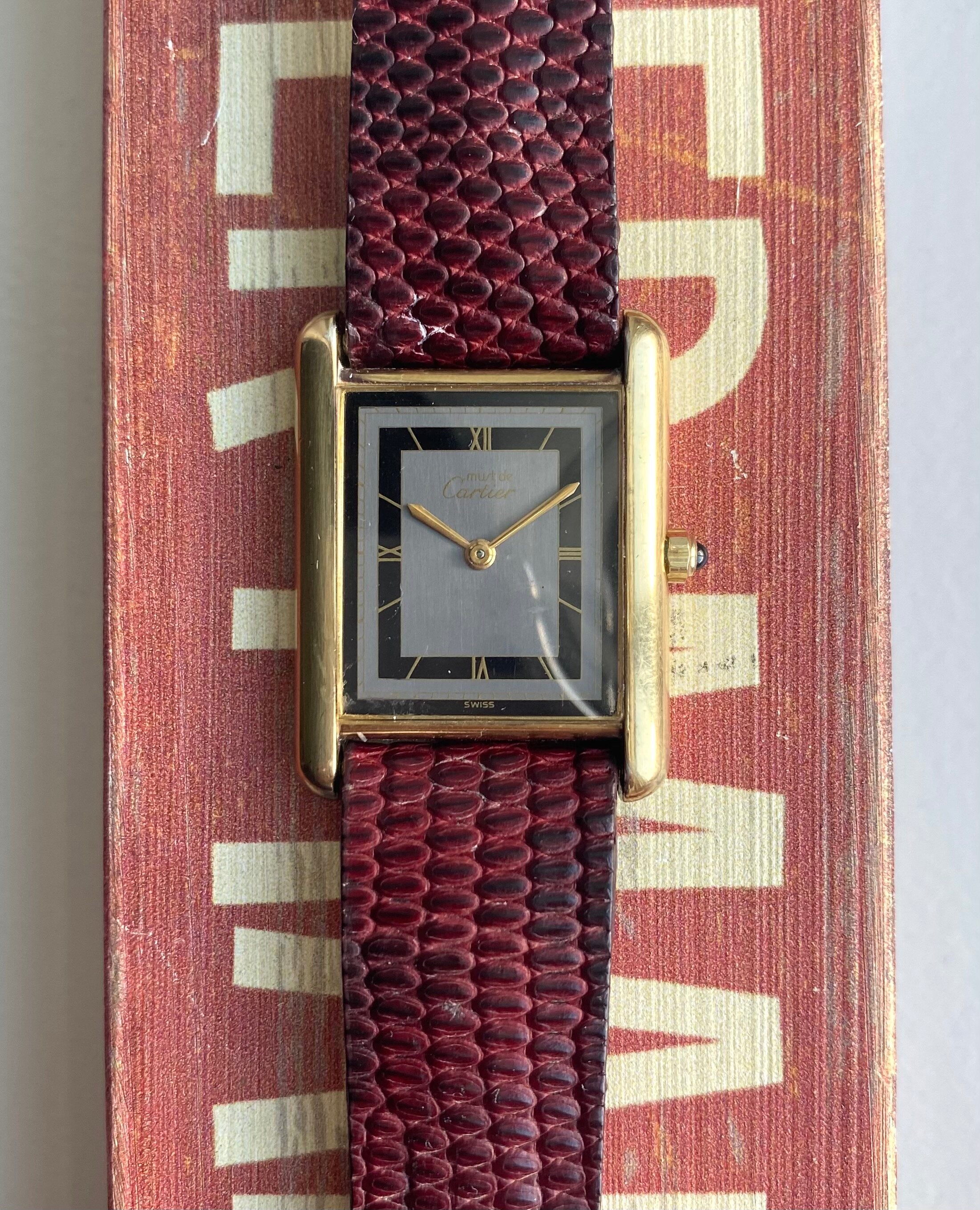 Must de Cartier Tank — Two-Tone Dial