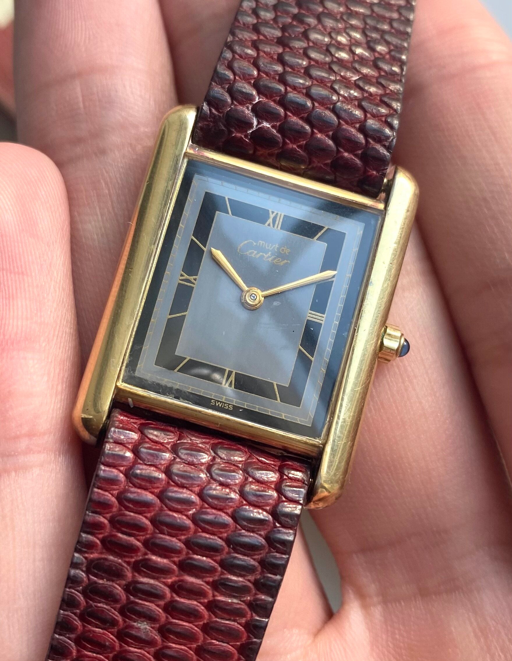 Must de Cartier Tank — Two-Tone Dial