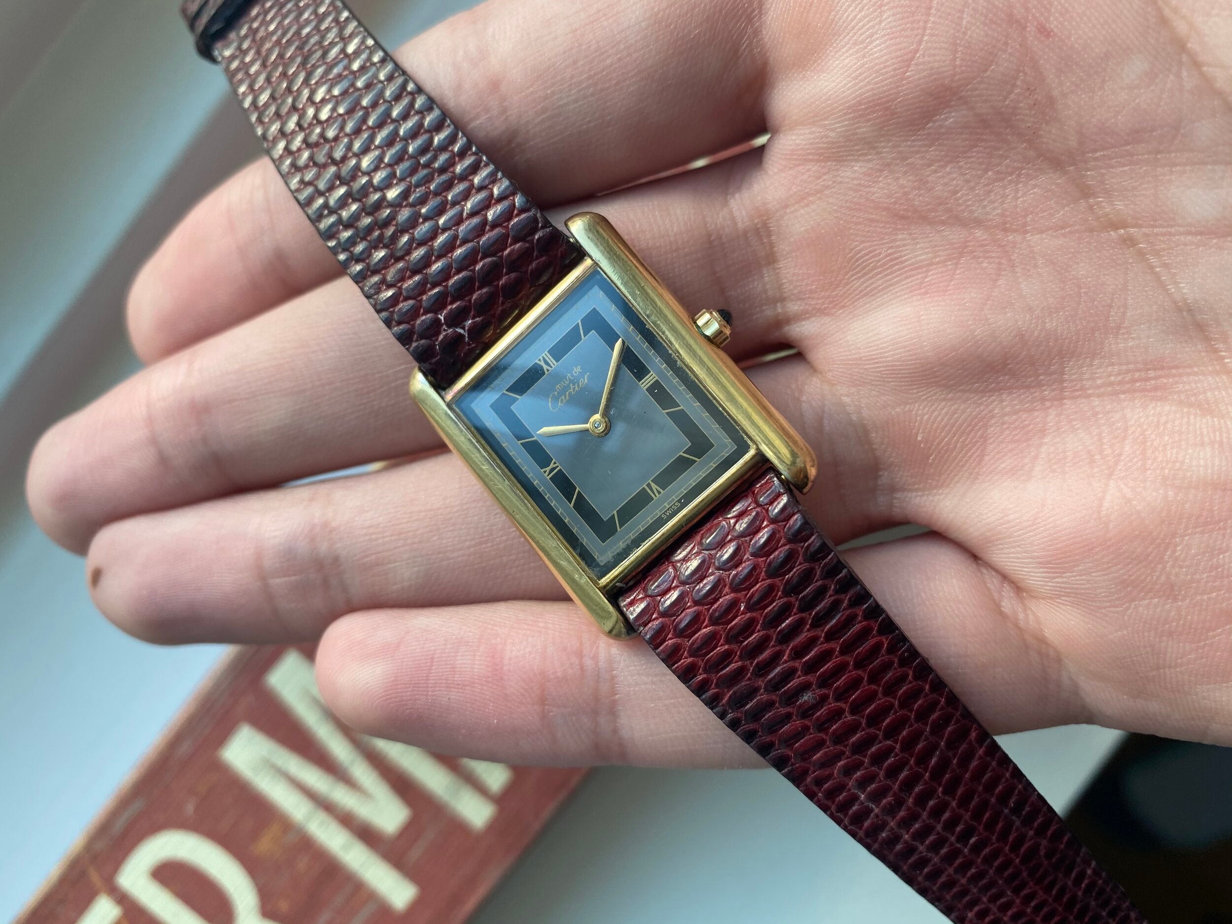 Must de Cartier Tank — Two-Tone Dial