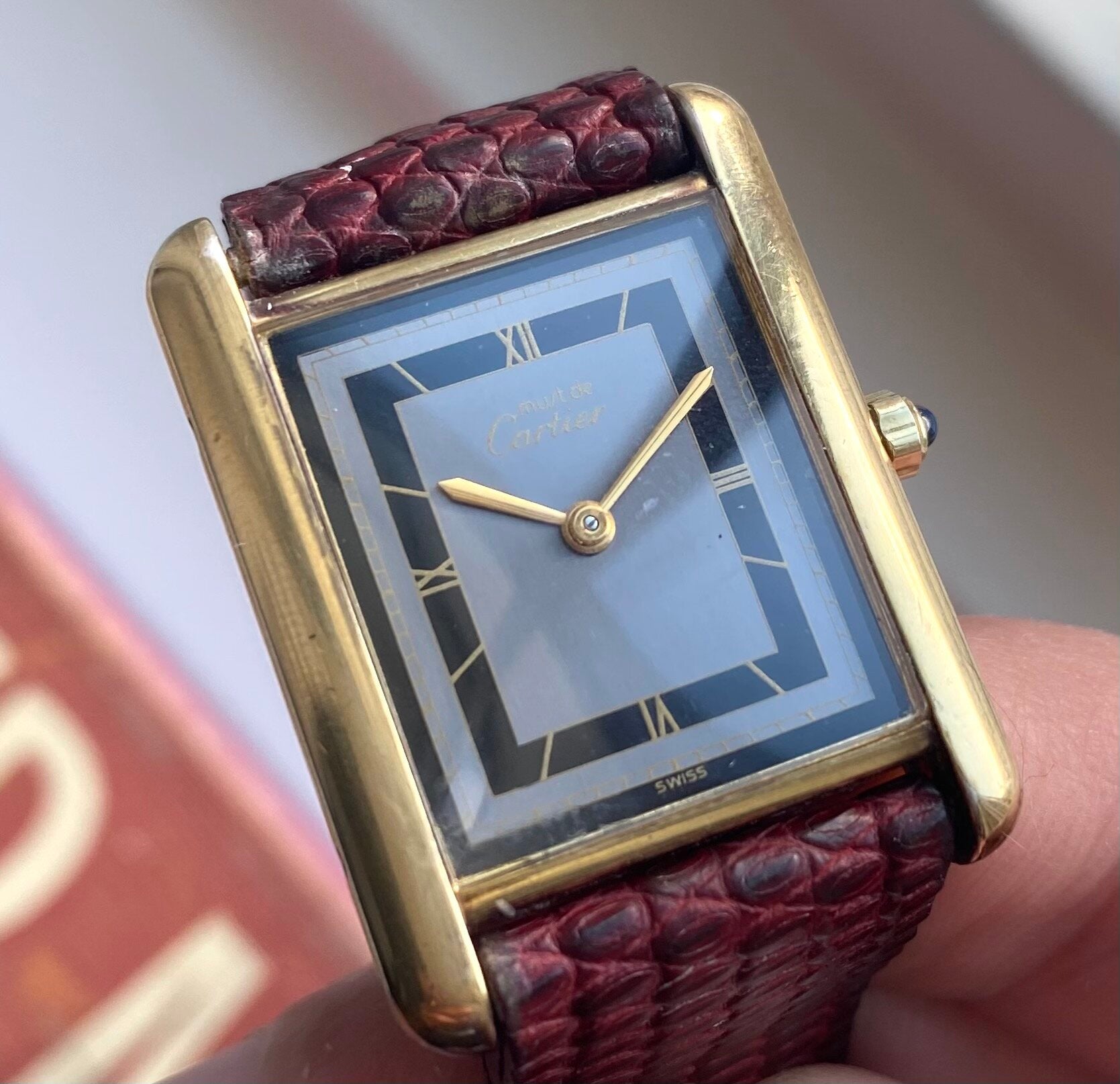 Must de Cartier Tank — Two-Tone Dial