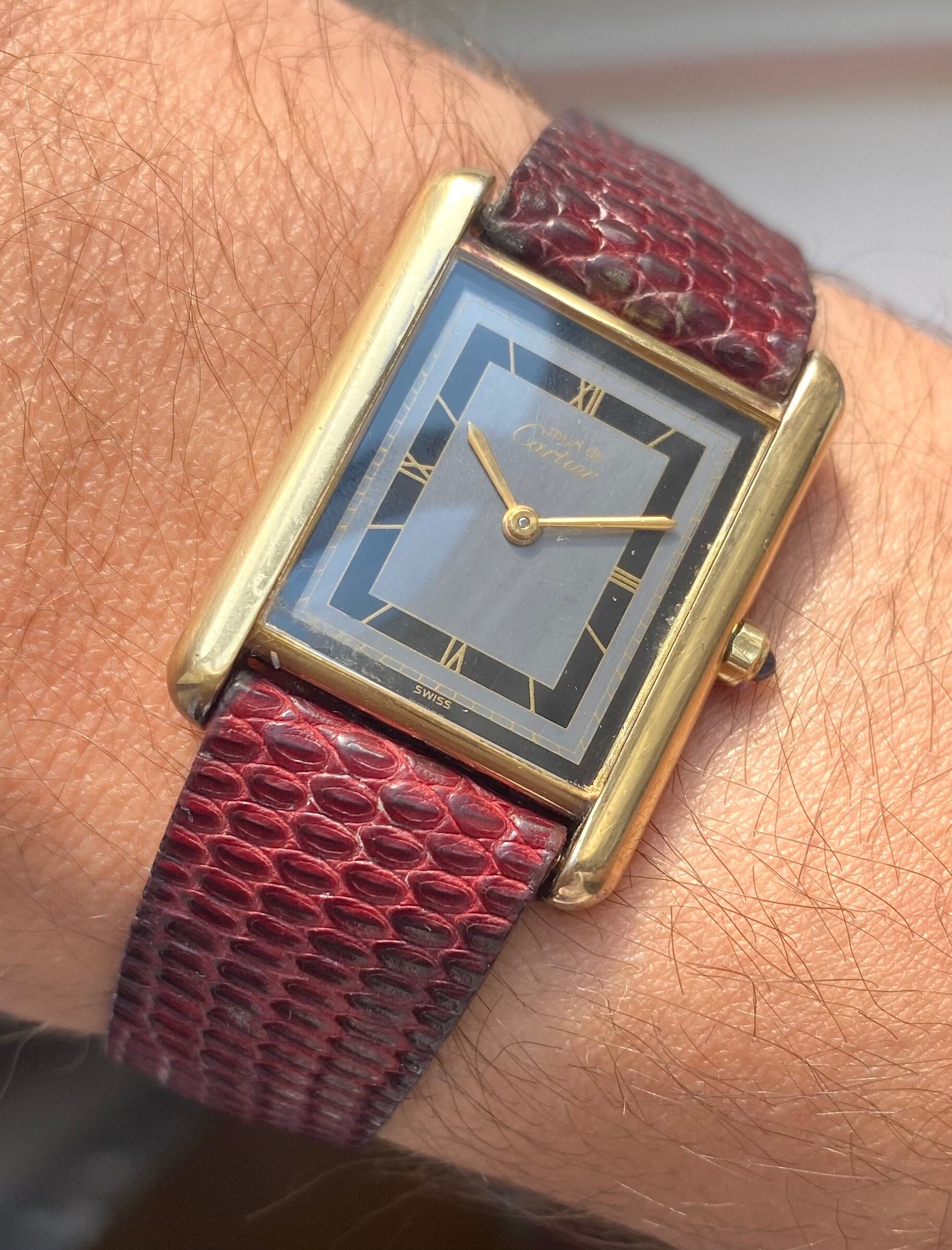 Must de Cartier Tank — Two-Tone Dial