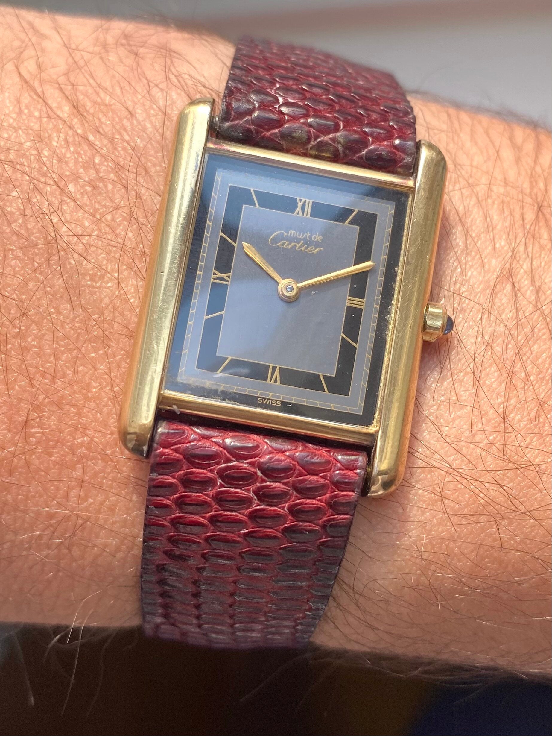 Must de Cartier Tank — Two-Tone Dial