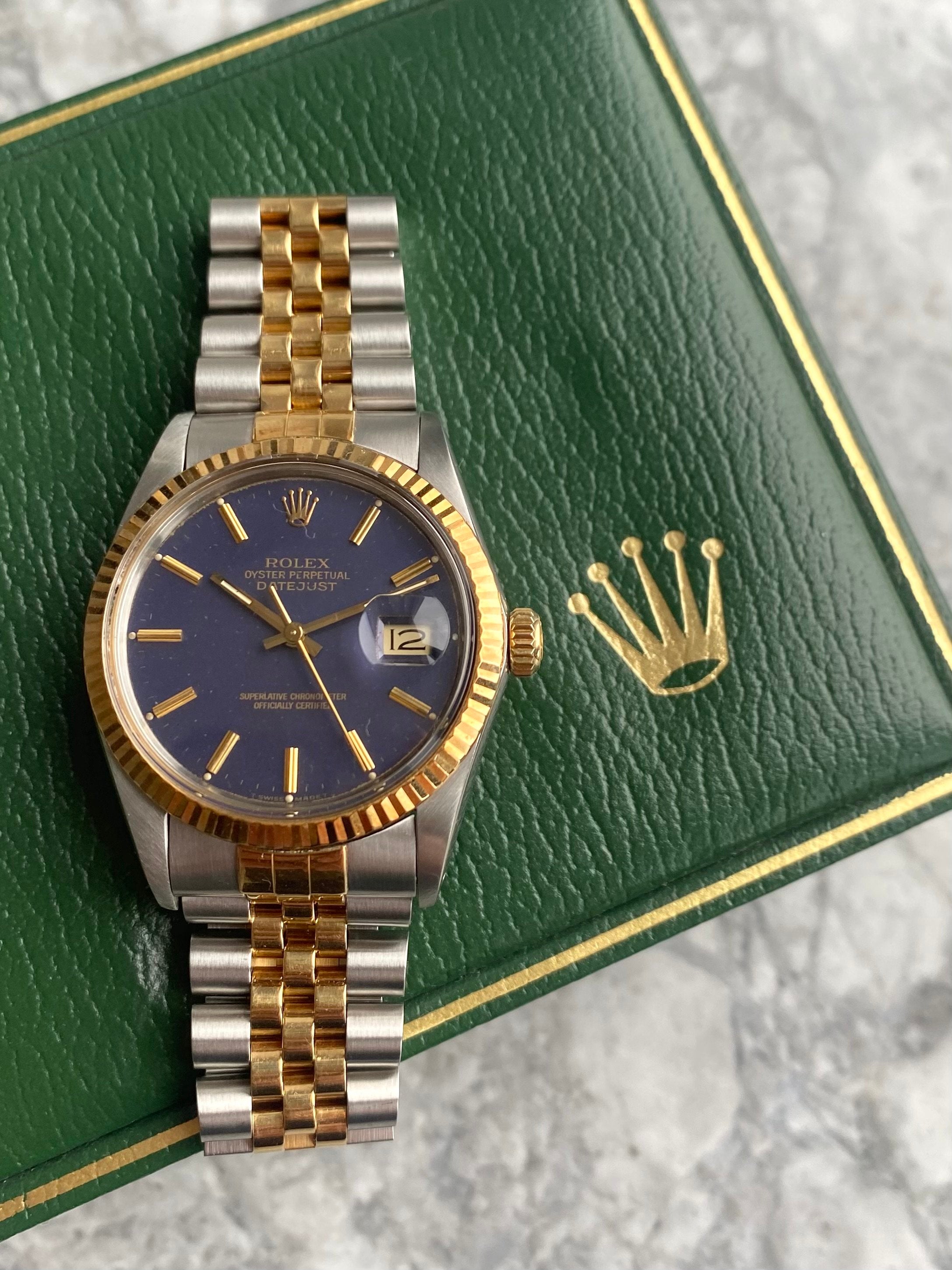 Rolex Datejust 16013 - Matte Purple Dial.