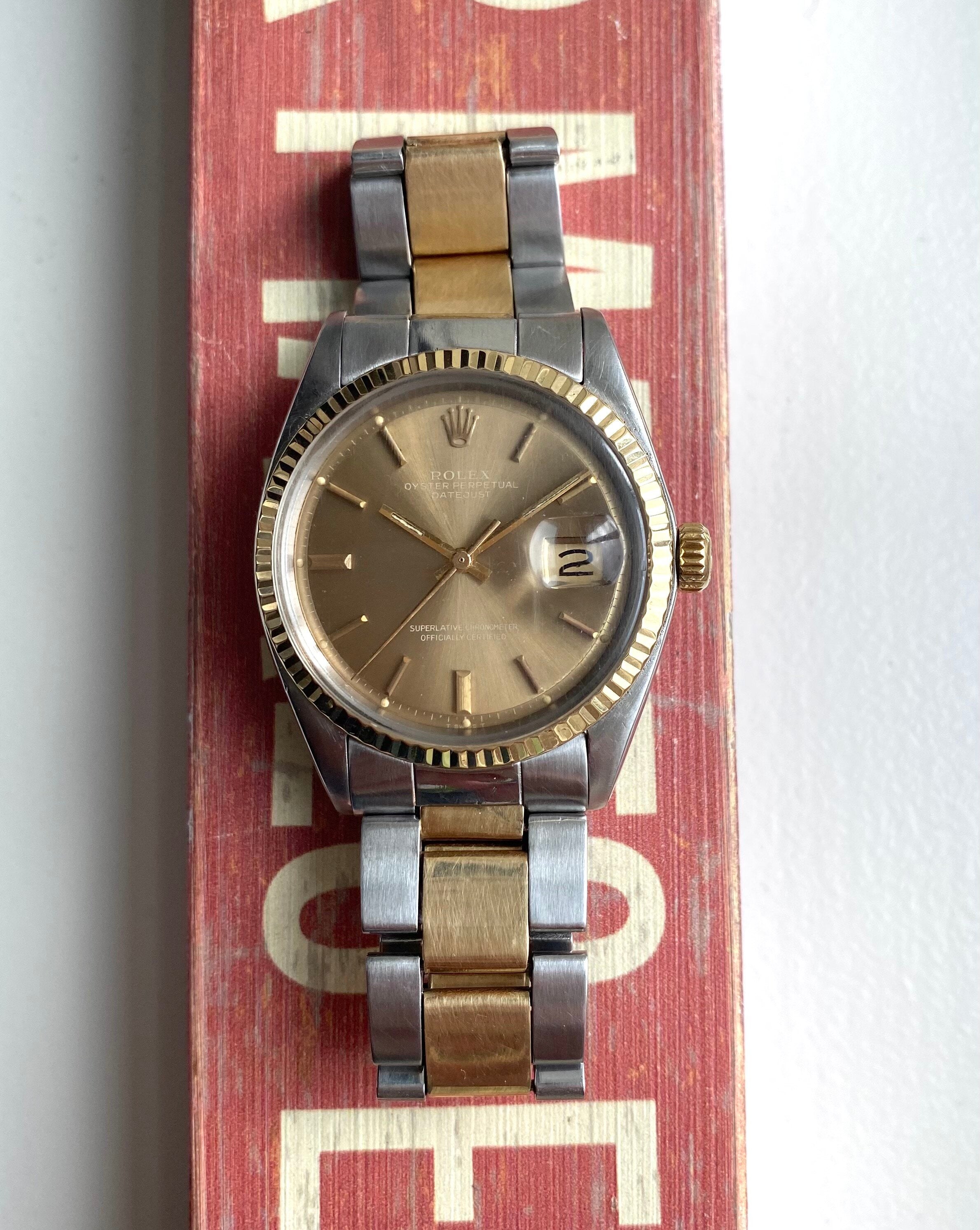 Rolex Datejust ref. 1601 — Two-tone "Cappucino" Dial