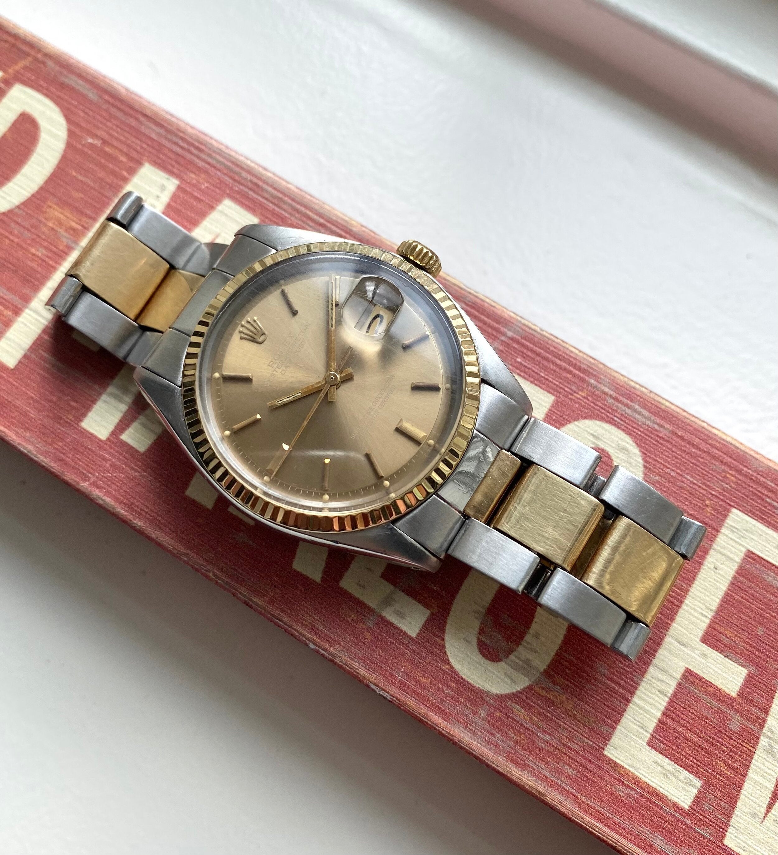 Rolex Datejust ref. 1601 — Two-tone "Cappucino" Dial