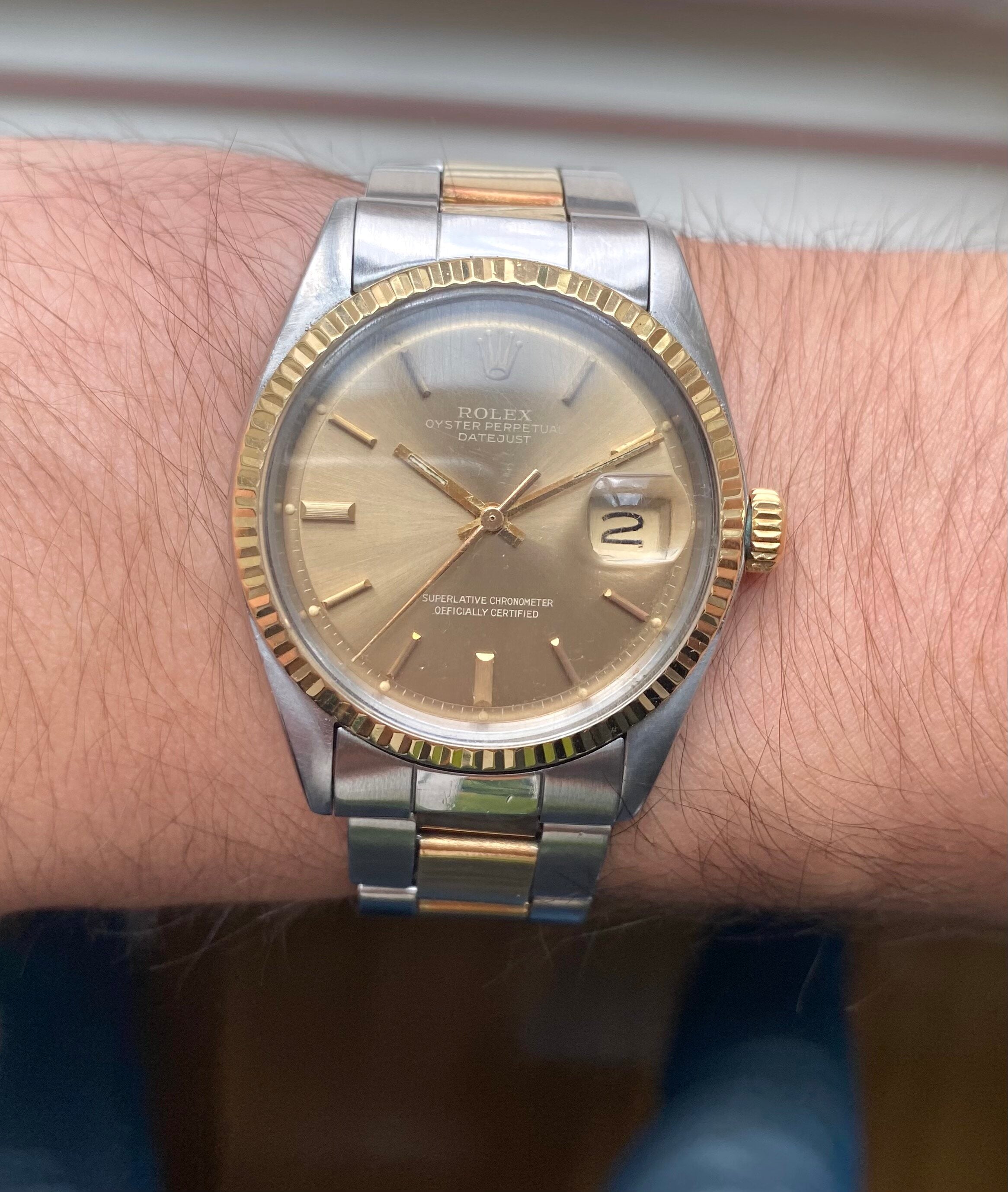 Rolex Datejust ref. 1601 — Two-tone "Cappucino" Dial