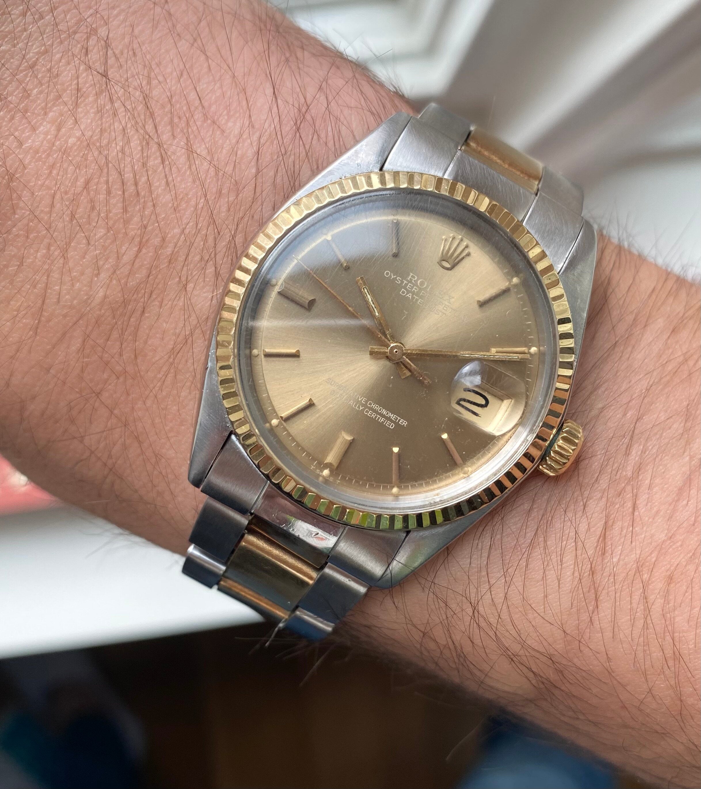 Rolex Datejust ref. 1601 — Two-tone "Cappucino" Dial