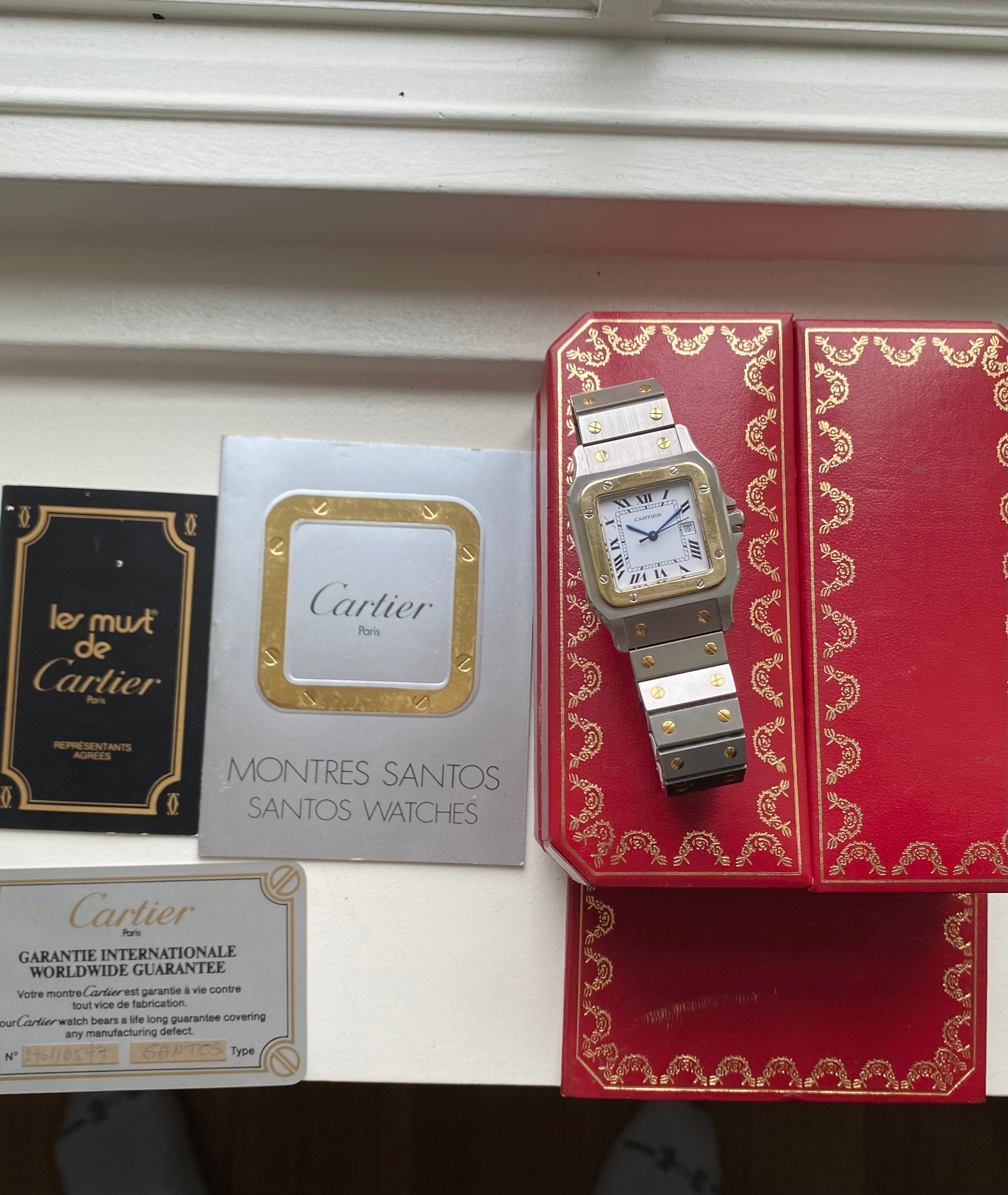 Cartier Santos 2961- Box and Papers