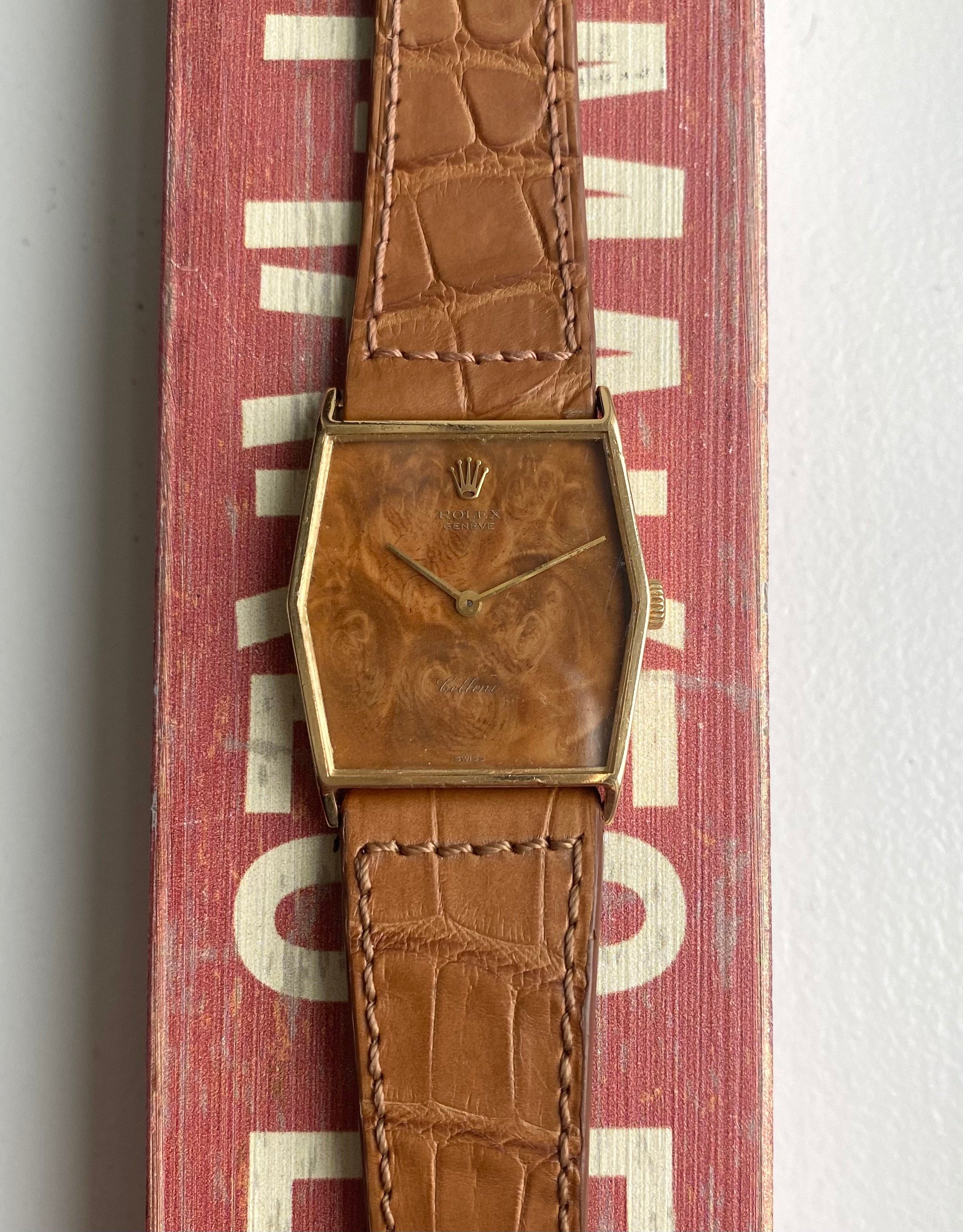 Rolex Cellini — Rare "Wood" Dial