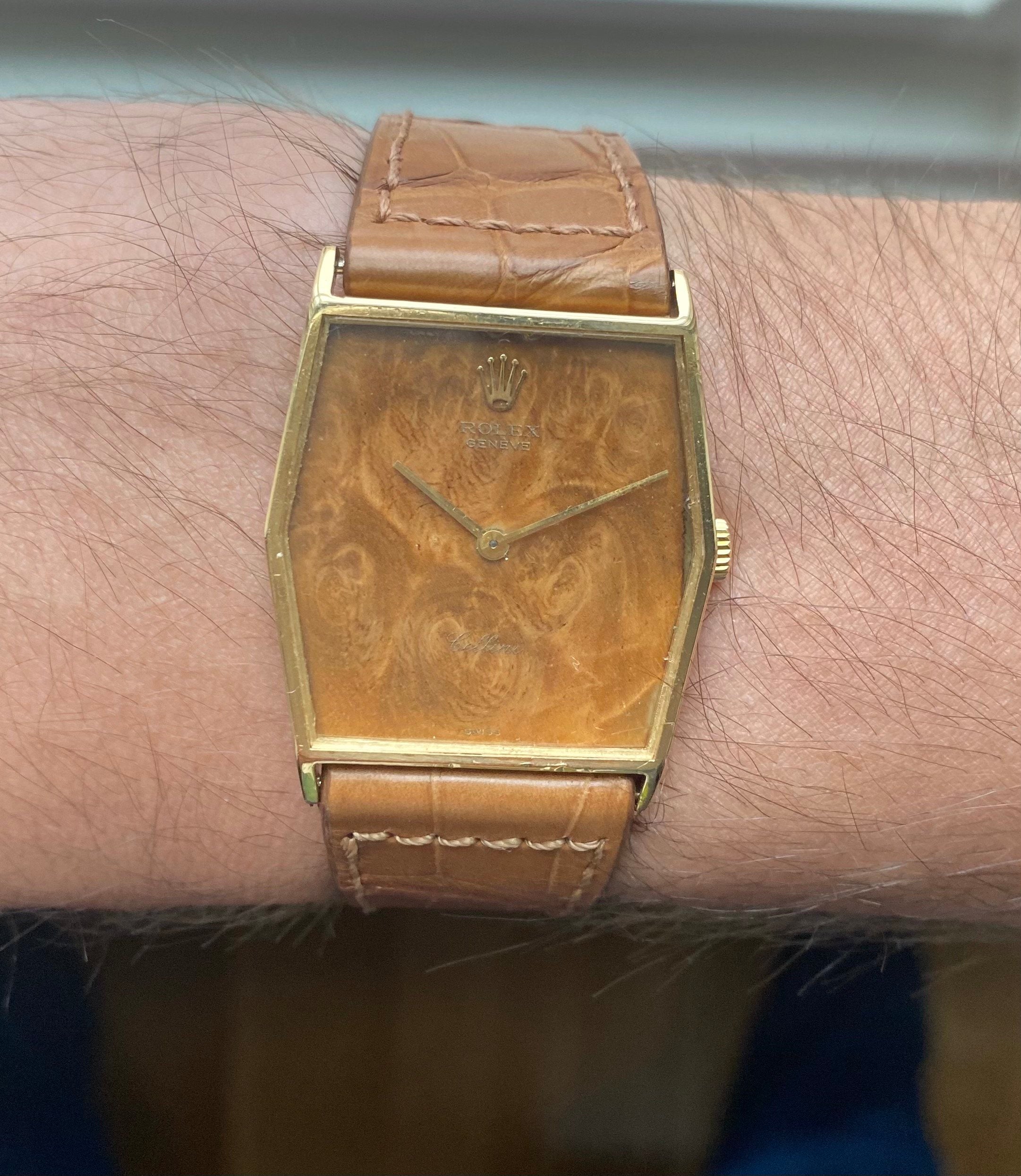 Rolex Cellini — Rare "Wood" Dial