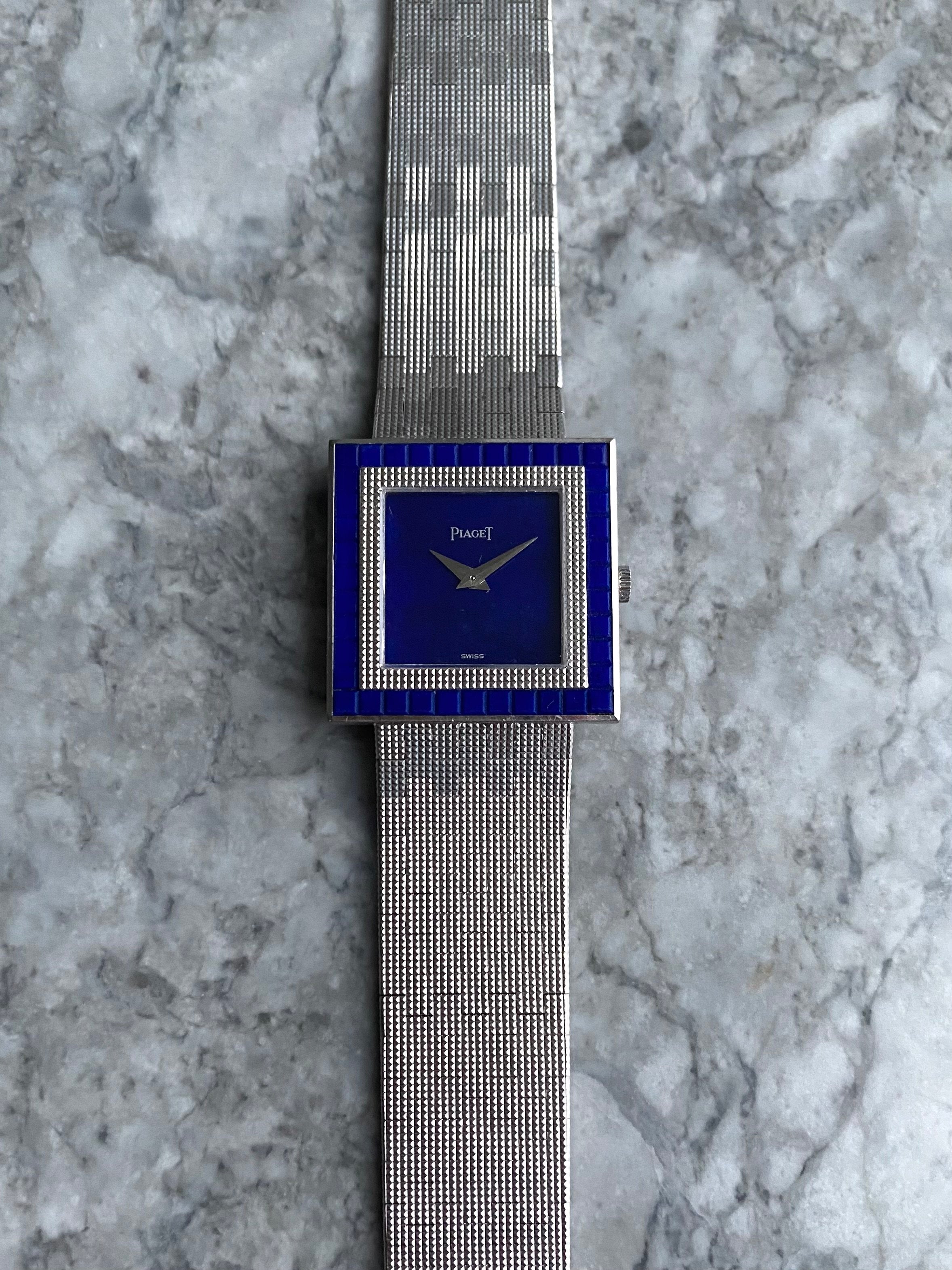 Piaget 18K White Gold - Lapis.