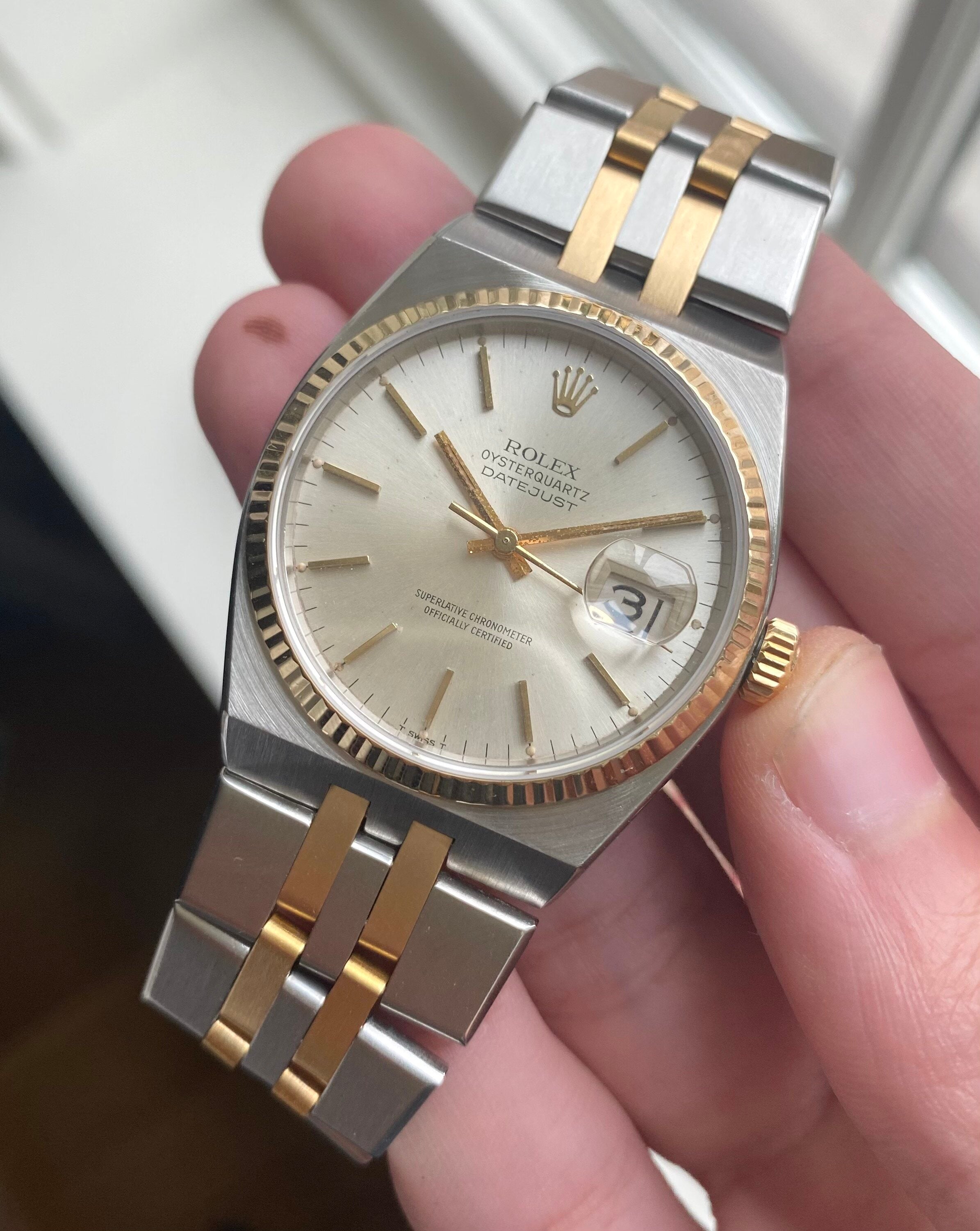 Rolex Datejust Oysterquartz — Two-tone