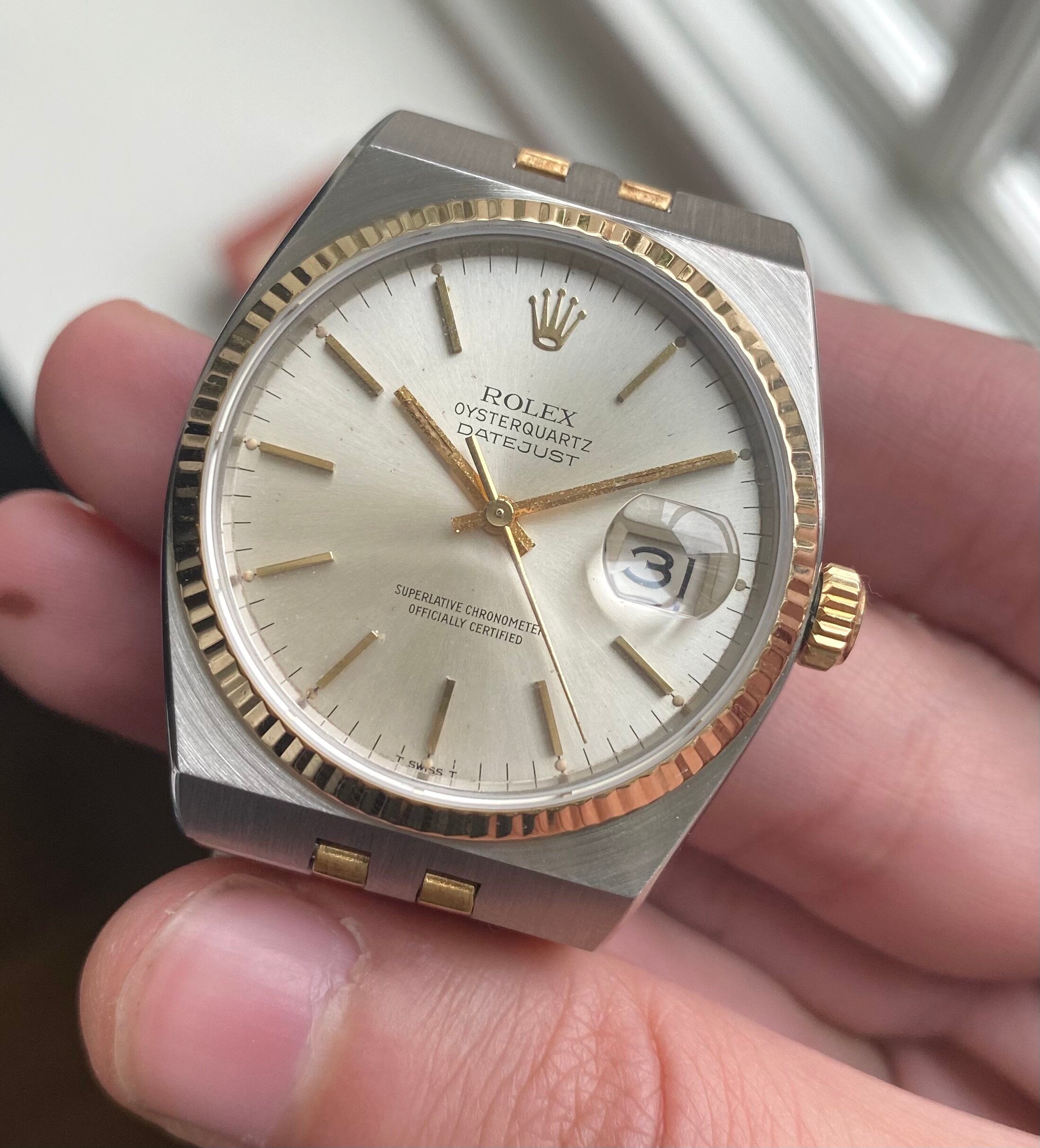 Rolex Datejust Oysterquartz — Two-tone