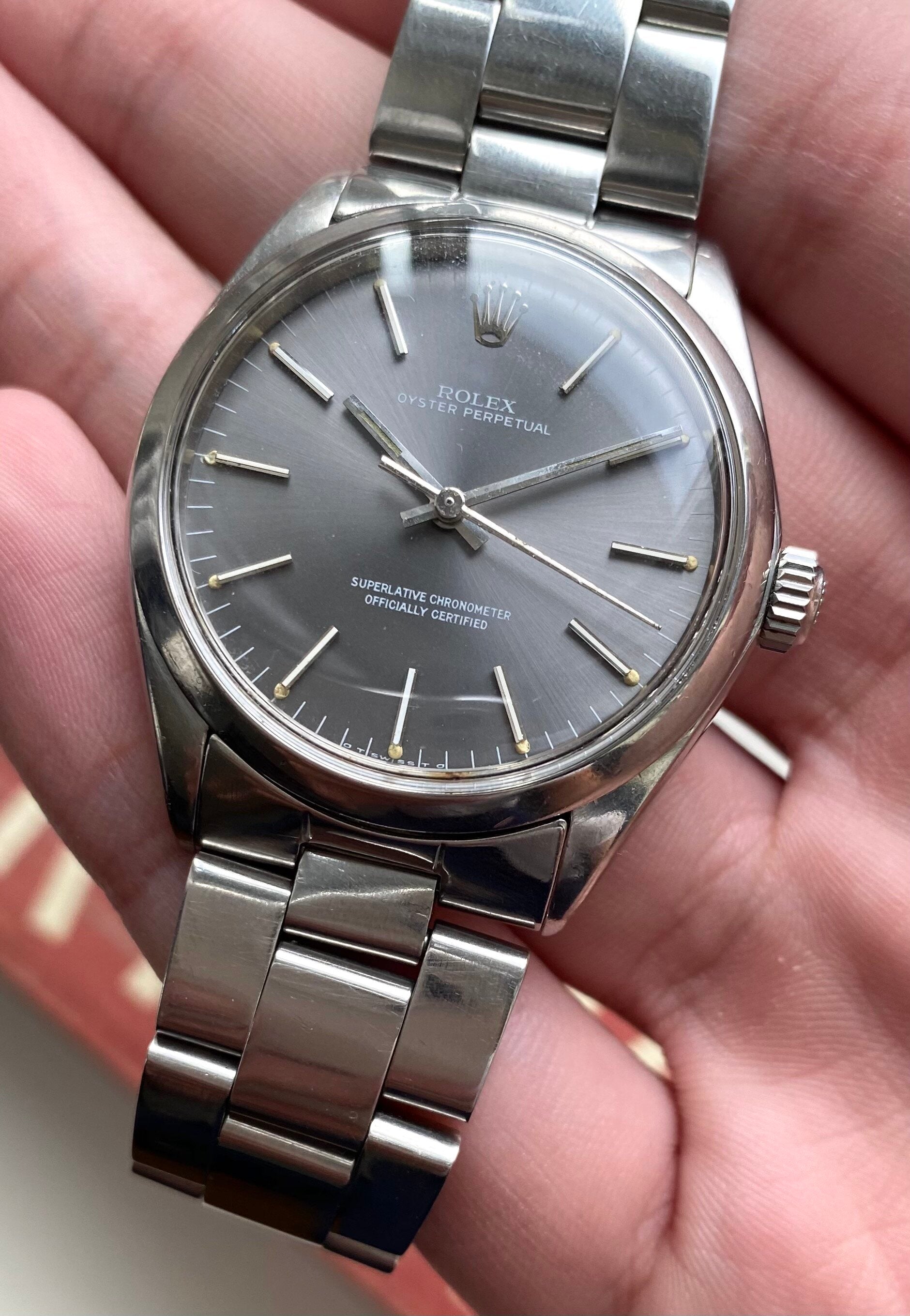 Rolex Oysterperpetual — Grey Dial