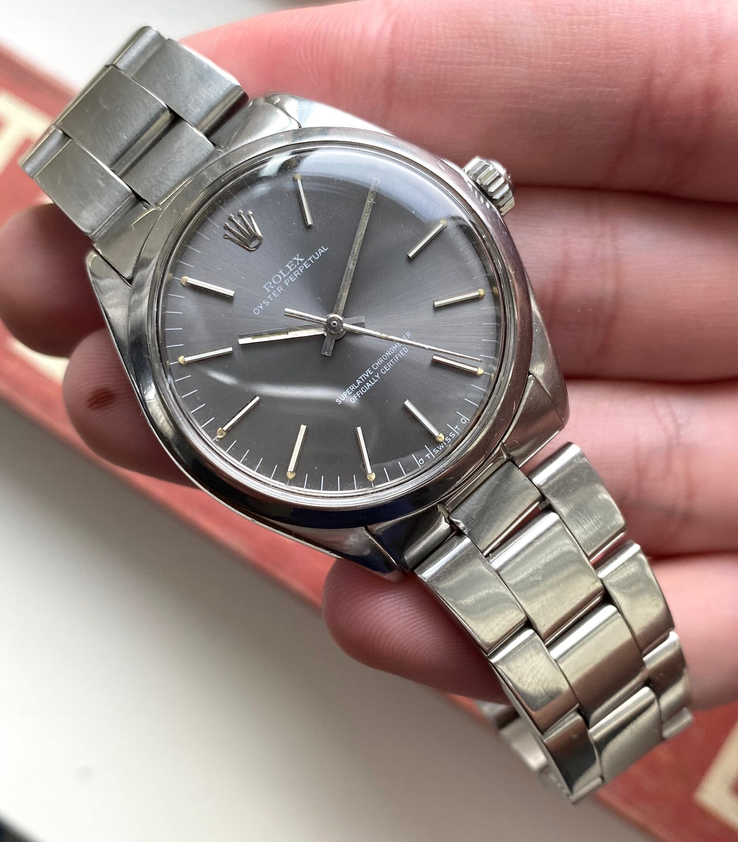 Rolex Oysterperpetual — Grey Dial