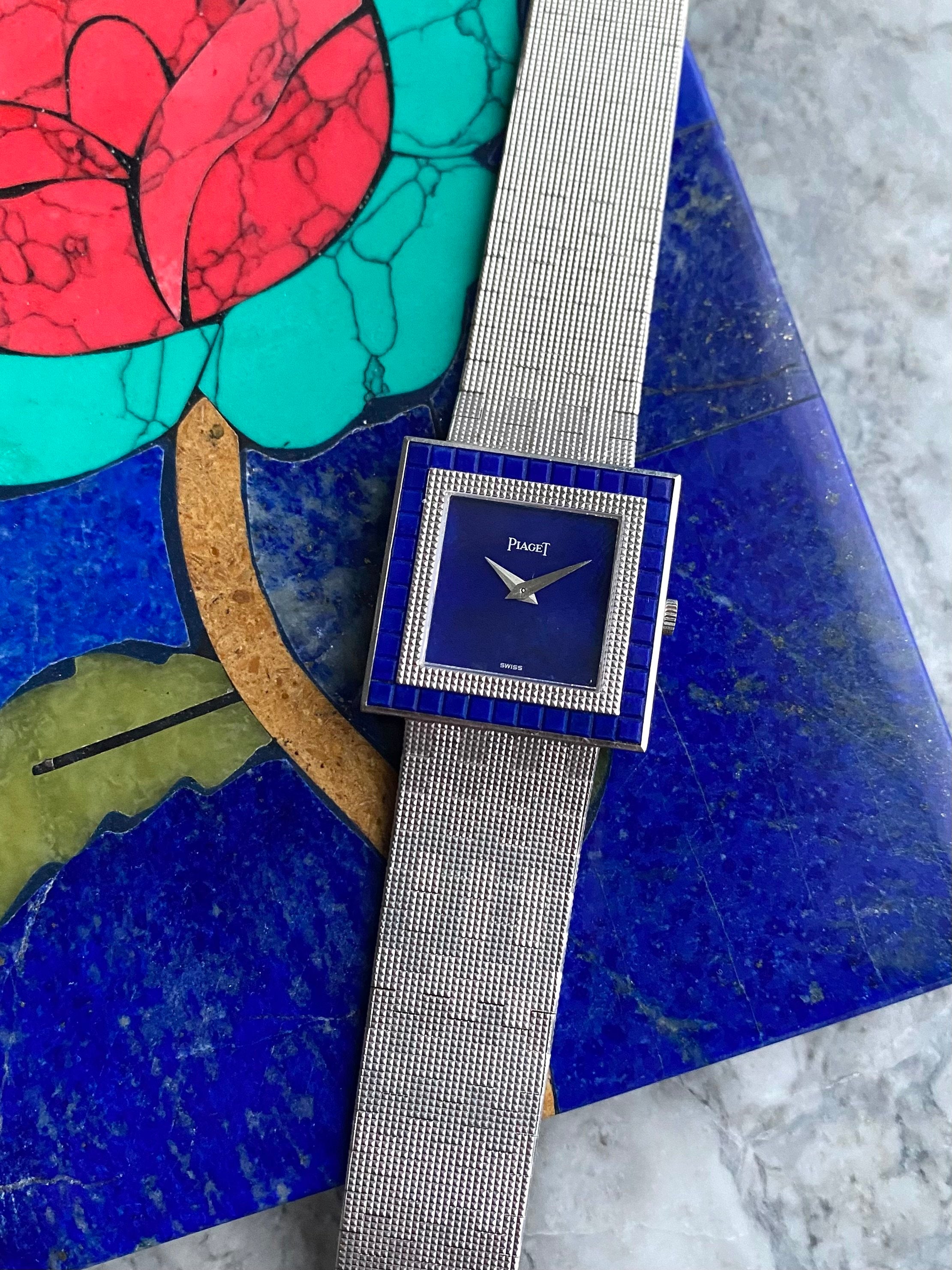 Piaget 18K White Gold - Lapis.