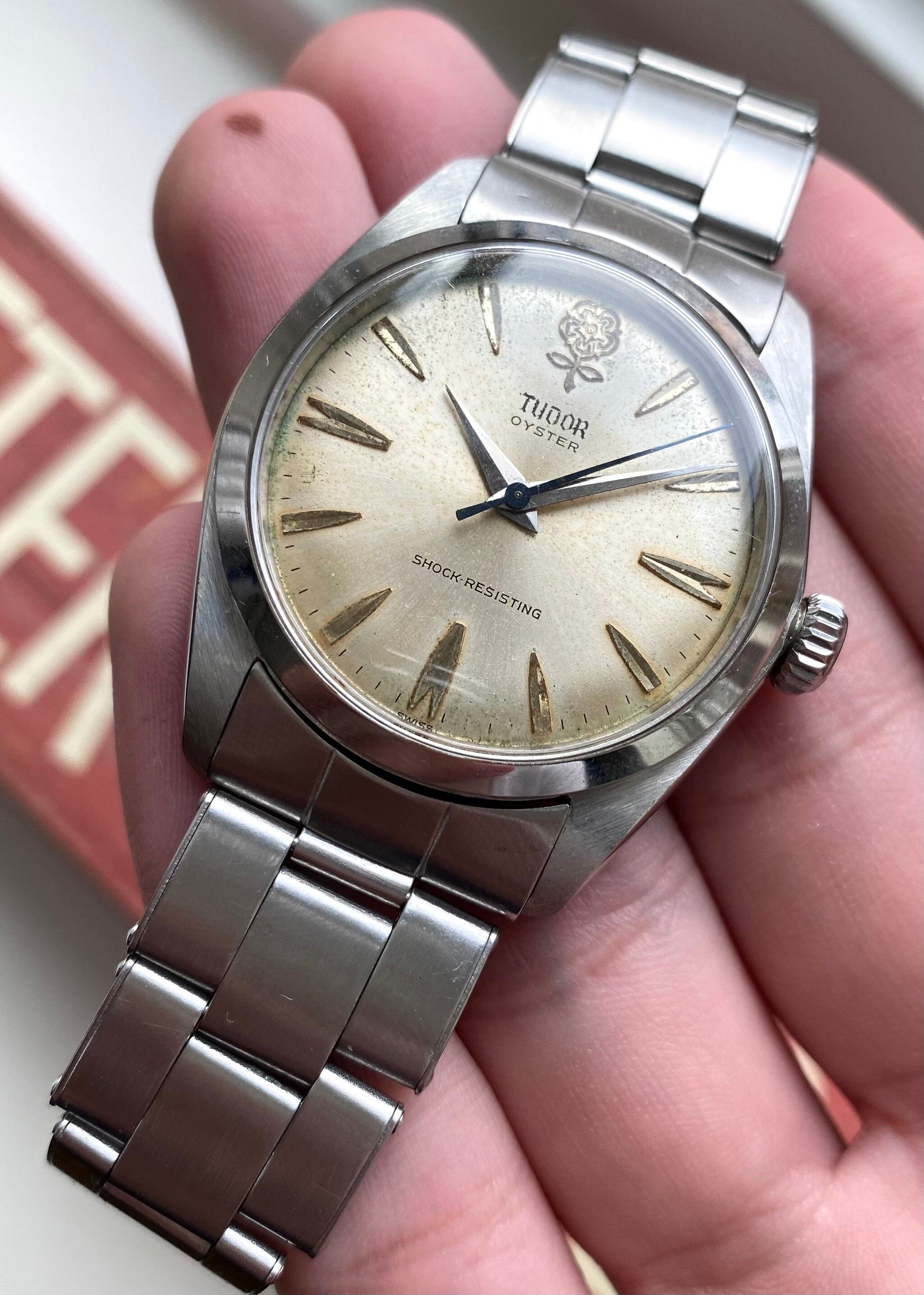 Tudor Oyster — Rose Dial