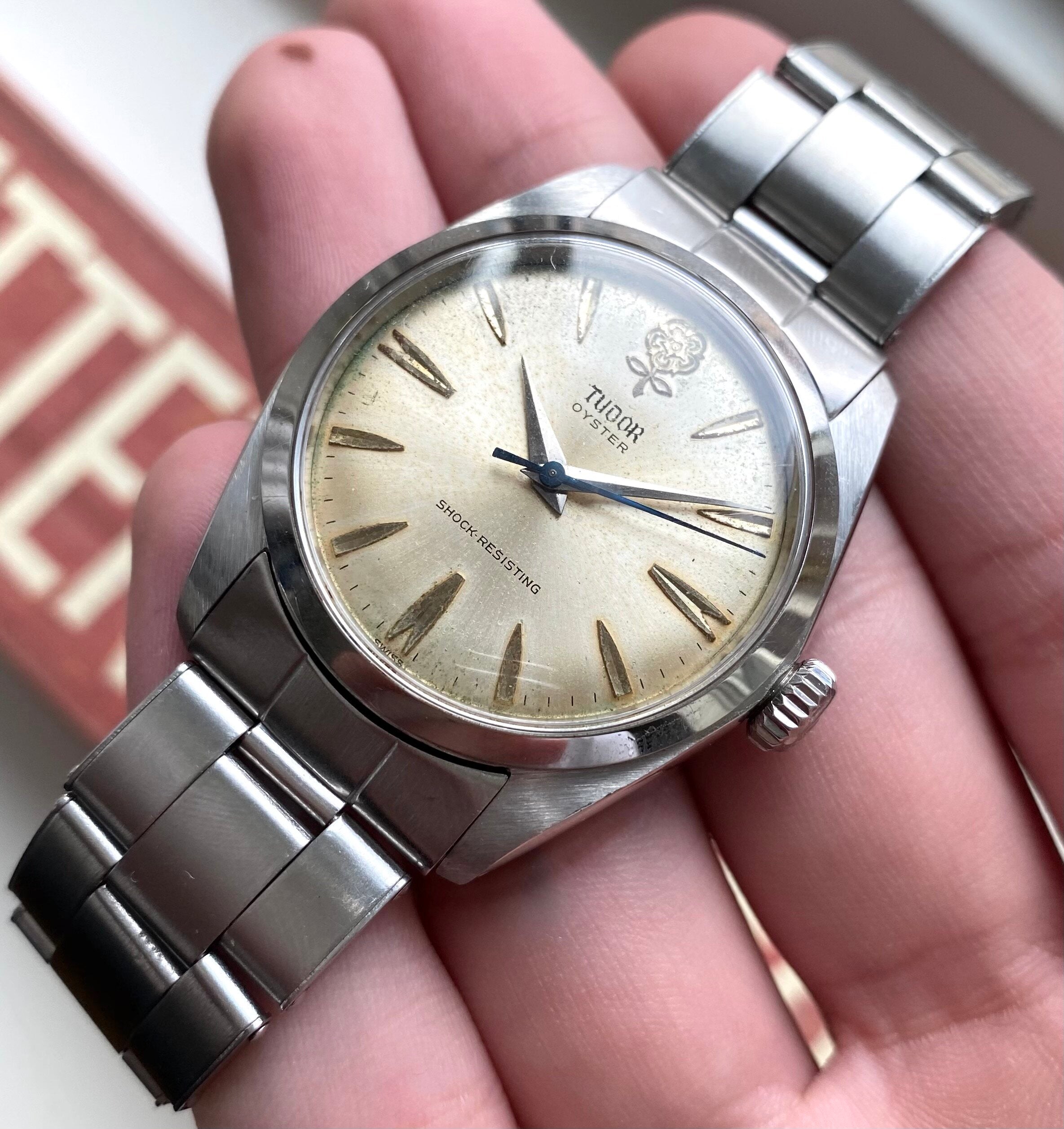 Tudor Oyster — Rose Dial