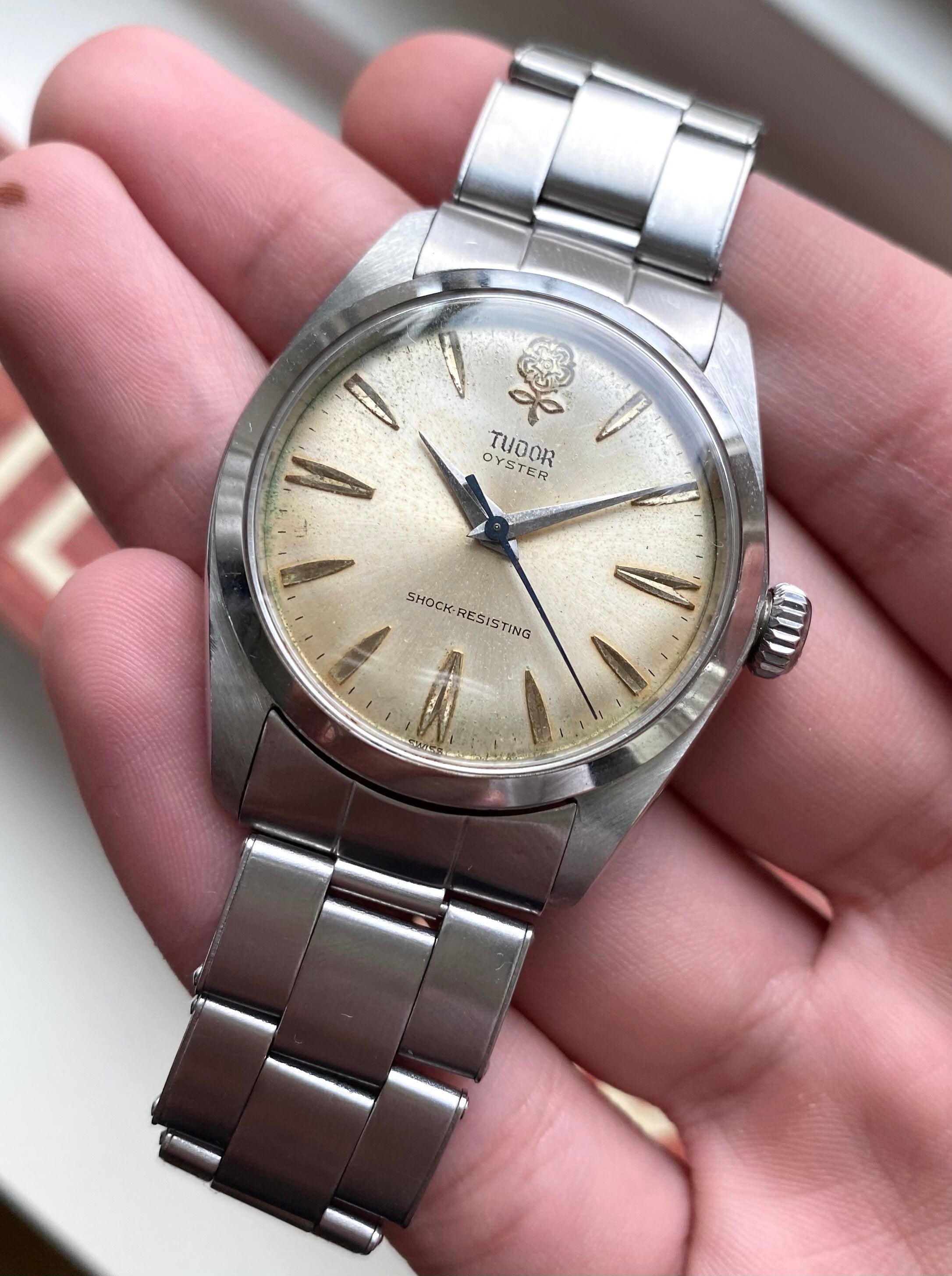 Tudor Oyster — Rose Dial