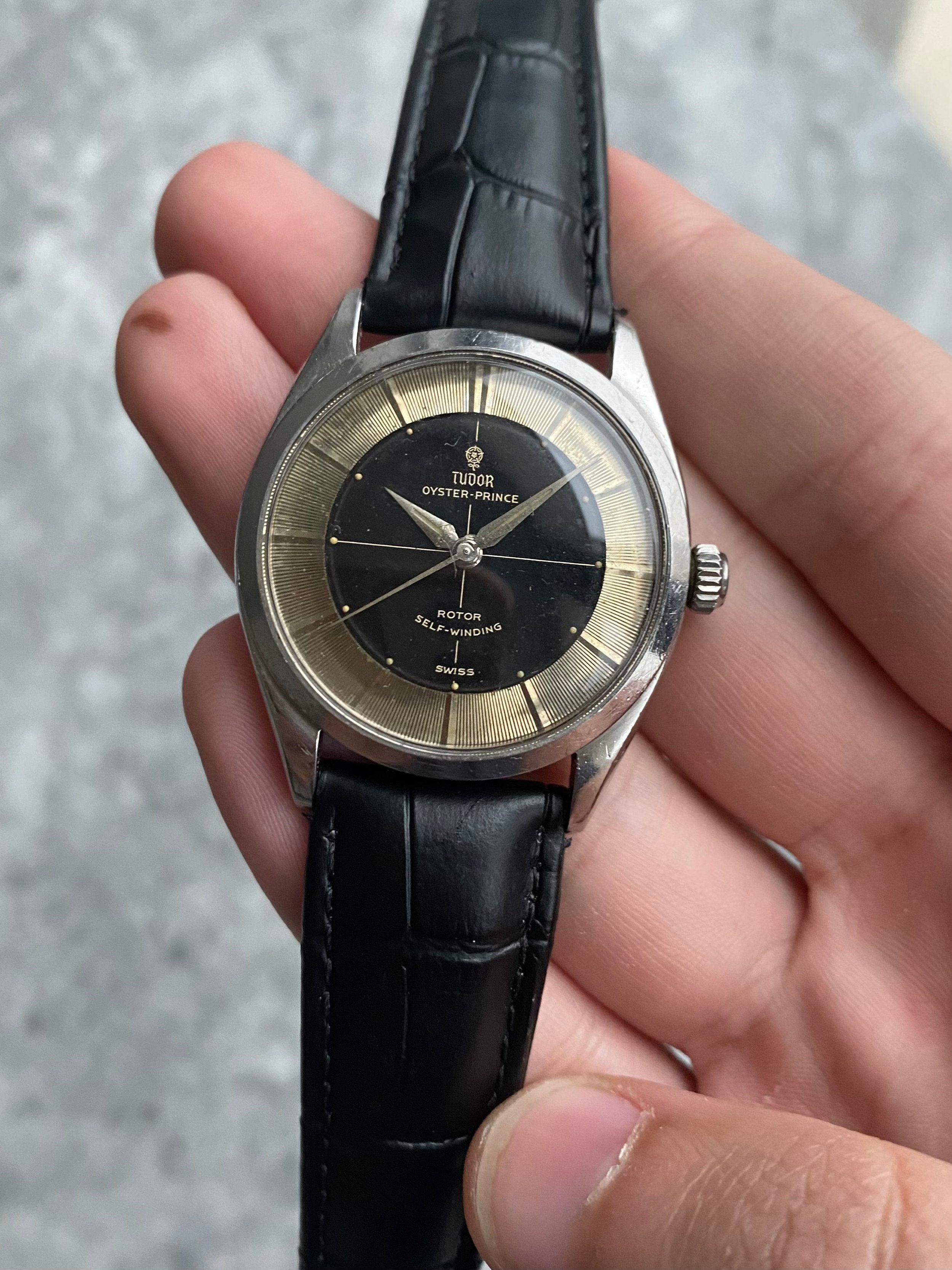 Tudor Tuxedo - Black Dial.