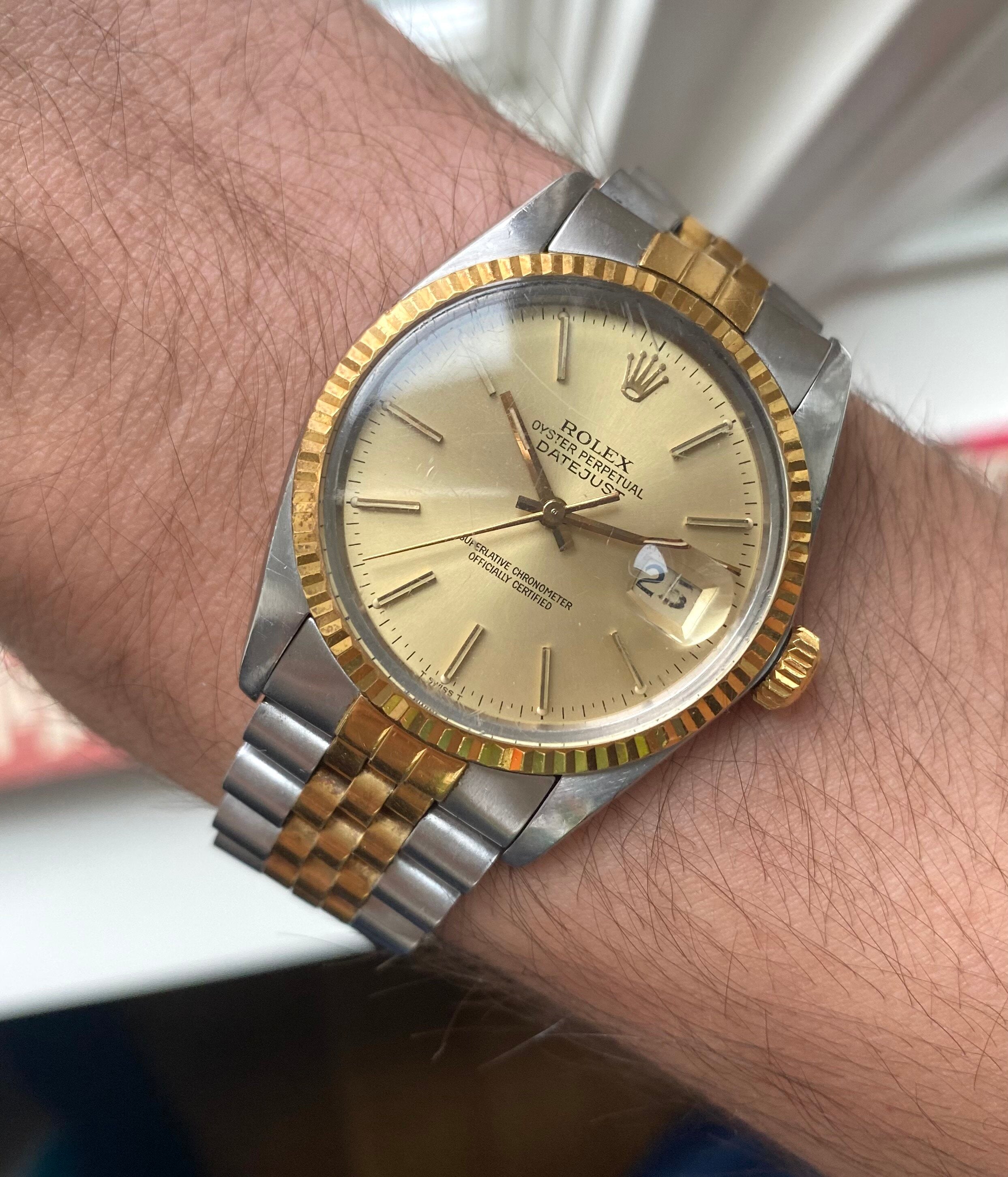 Rolex Datejust ref. 16014 — Two-tone