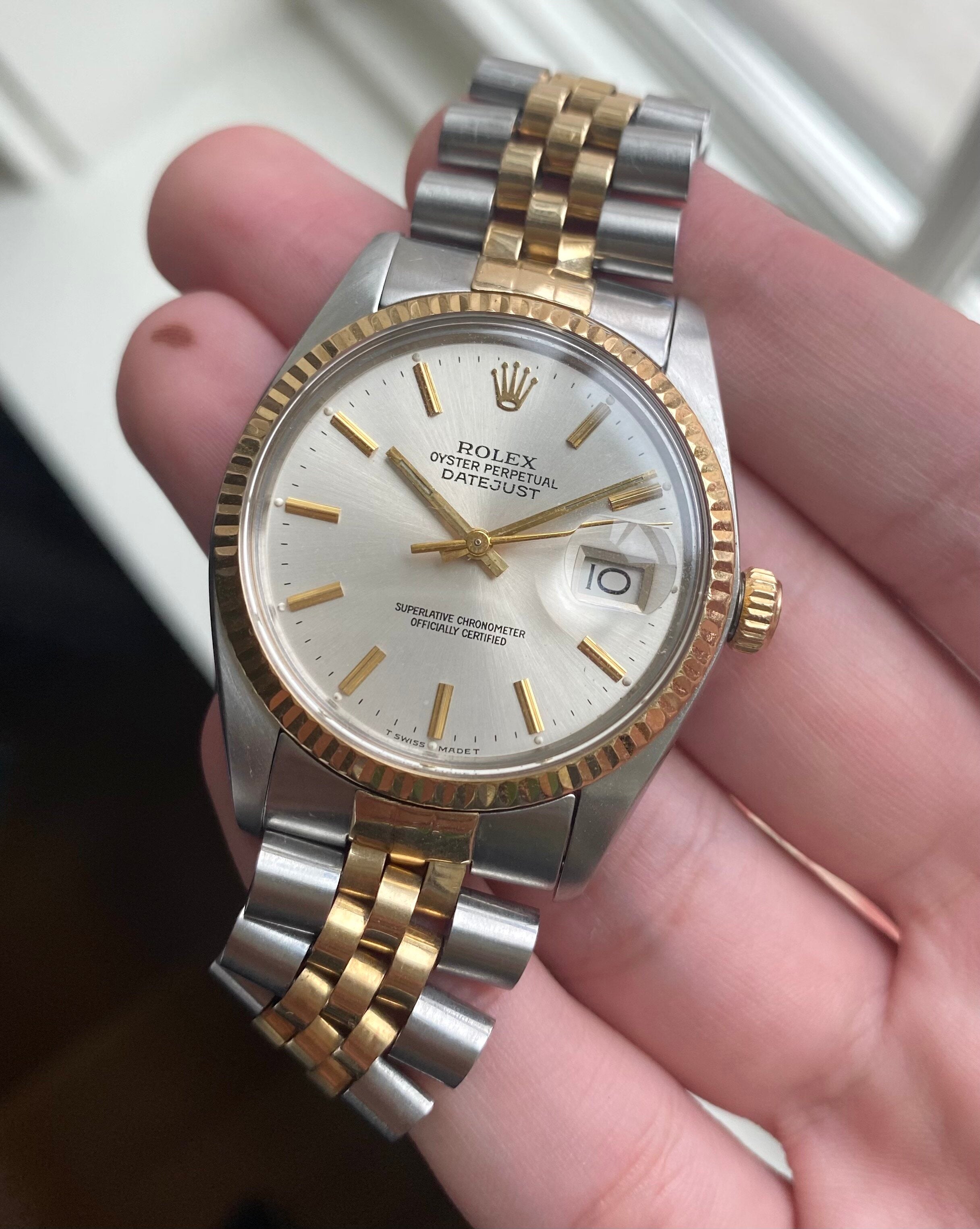 Rolex Datejust ref. 16013 — Two-tone