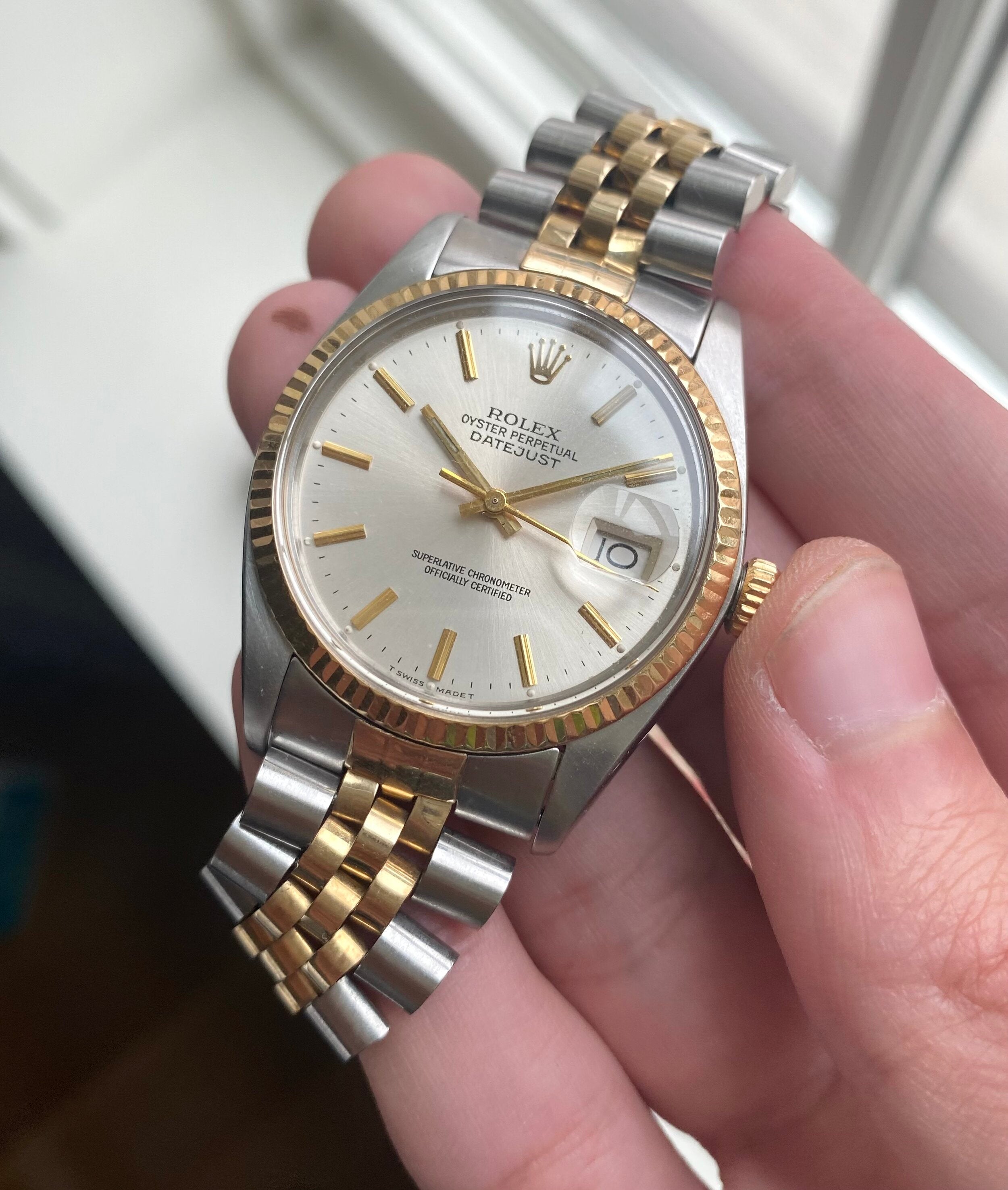 Rolex Datejust ref. 16013 — Two-tone