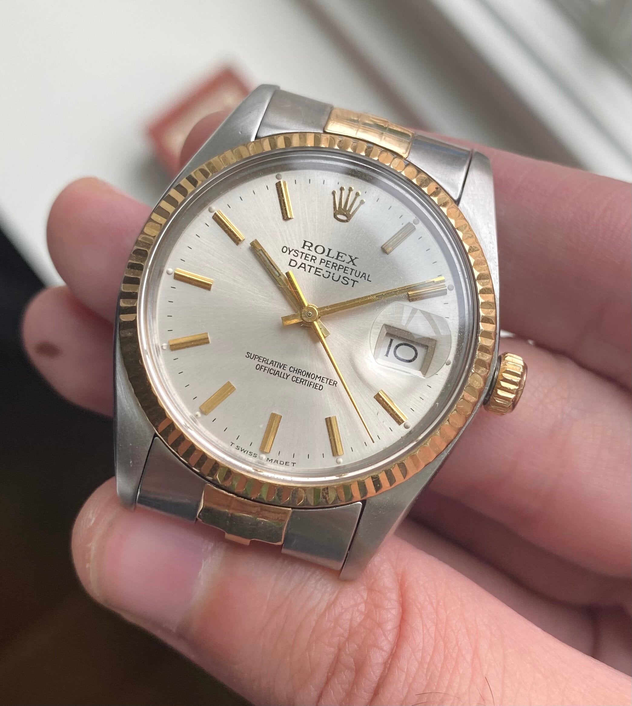 Rolex Datejust ref. 16013 — Two-tone