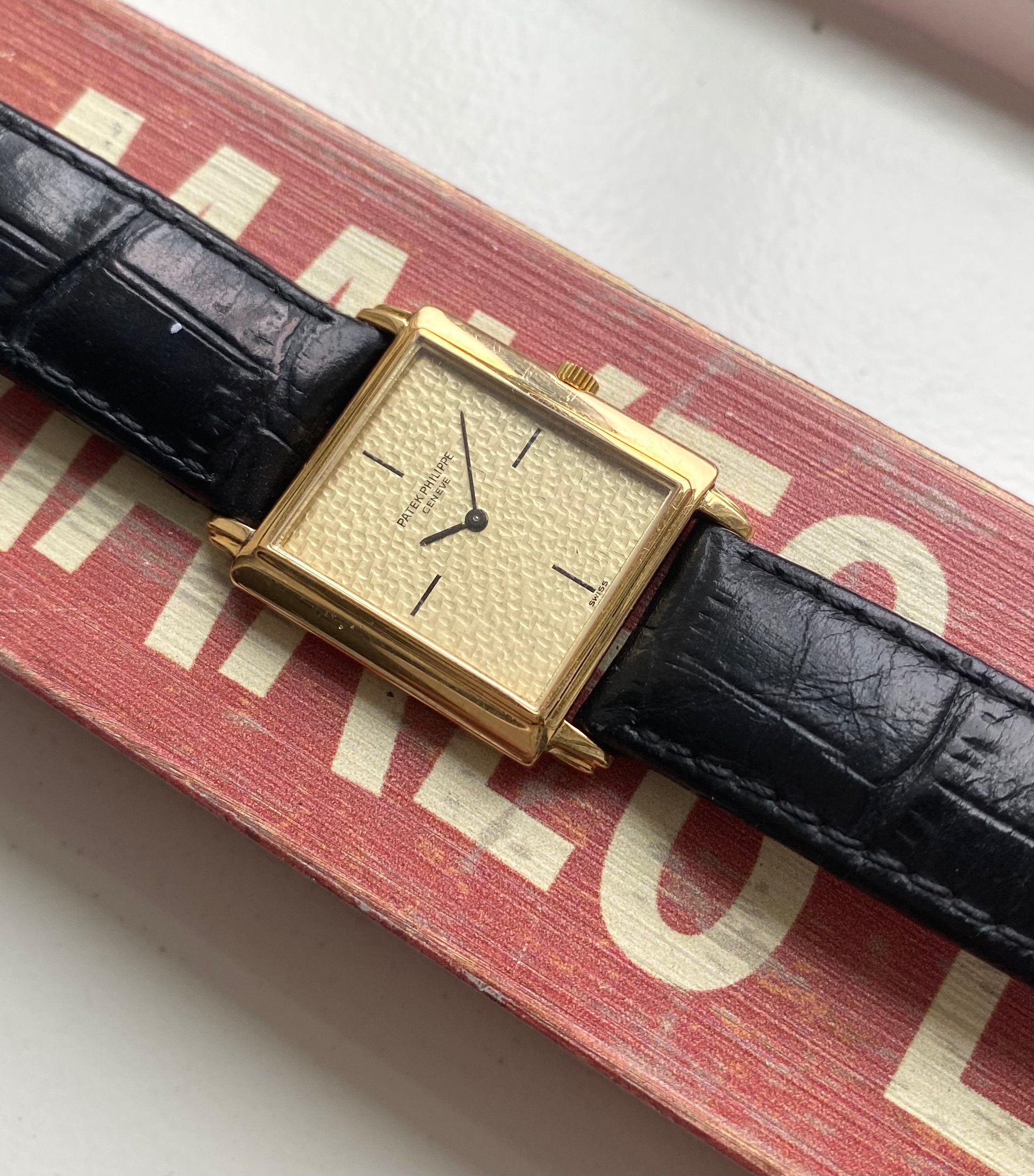 Patek Philippe Tank — 18k Yellow Gold