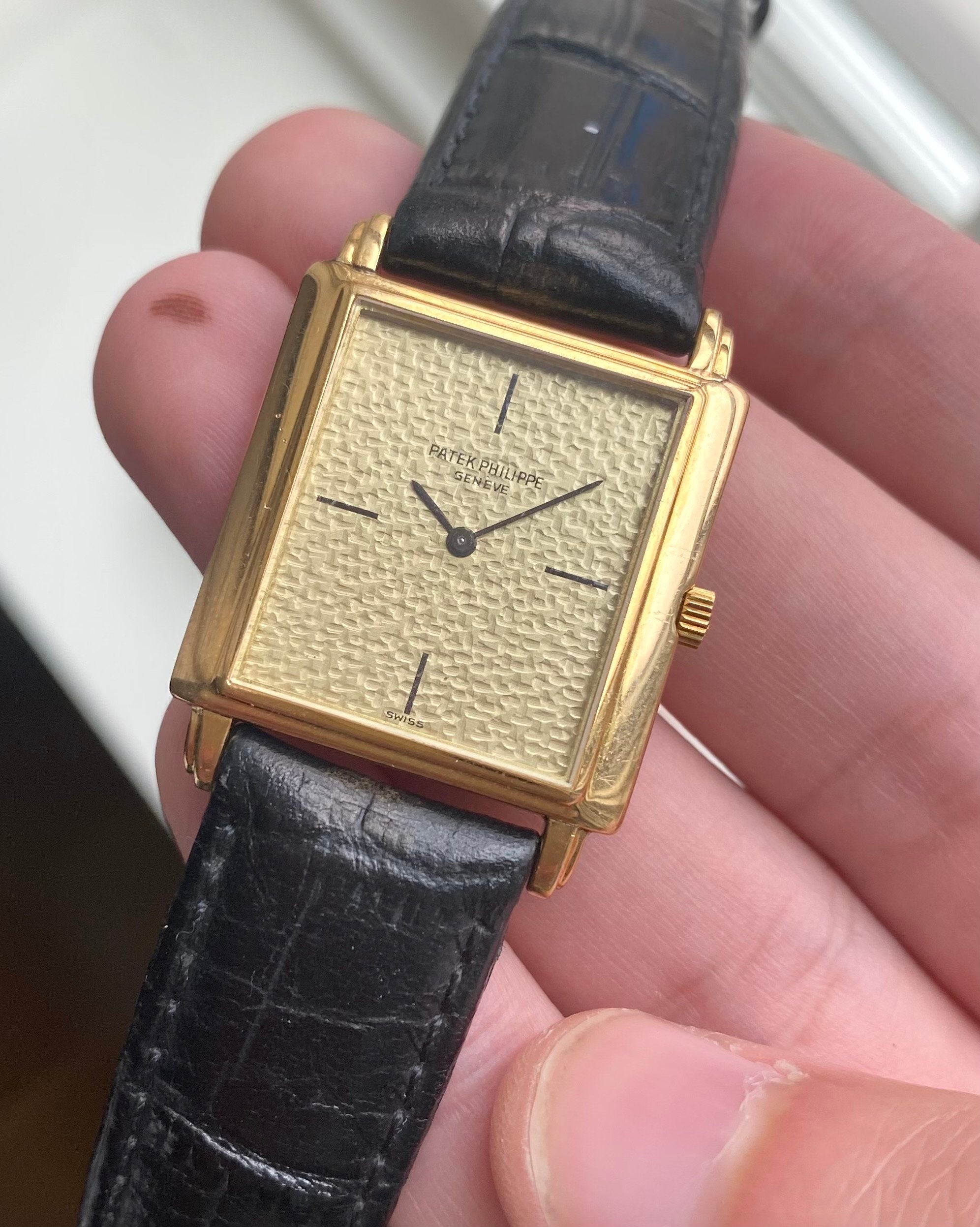 Patek Philippe Tank — 18k Yellow Gold