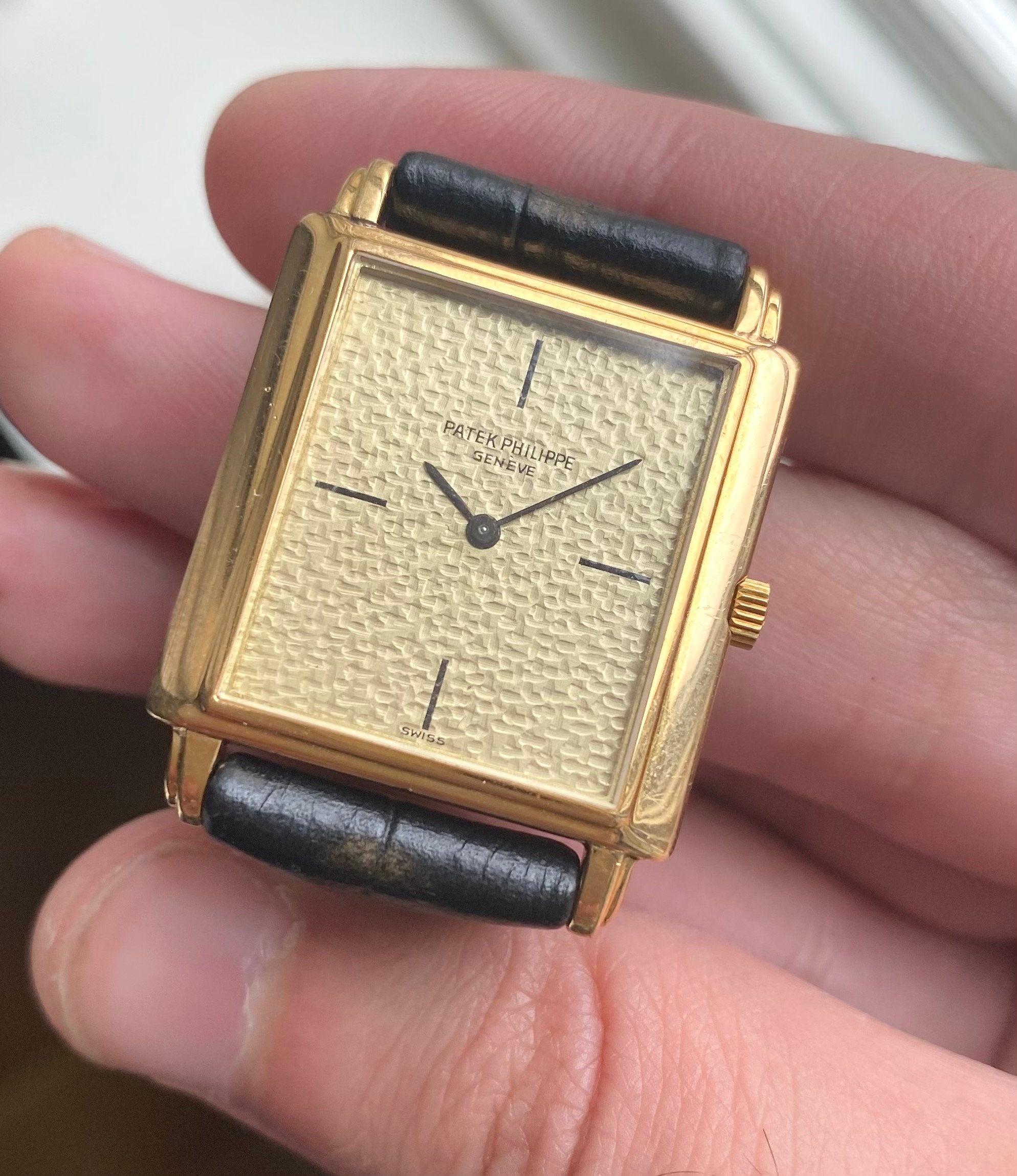 Patek Philippe Tank — 18k Yellow Gold