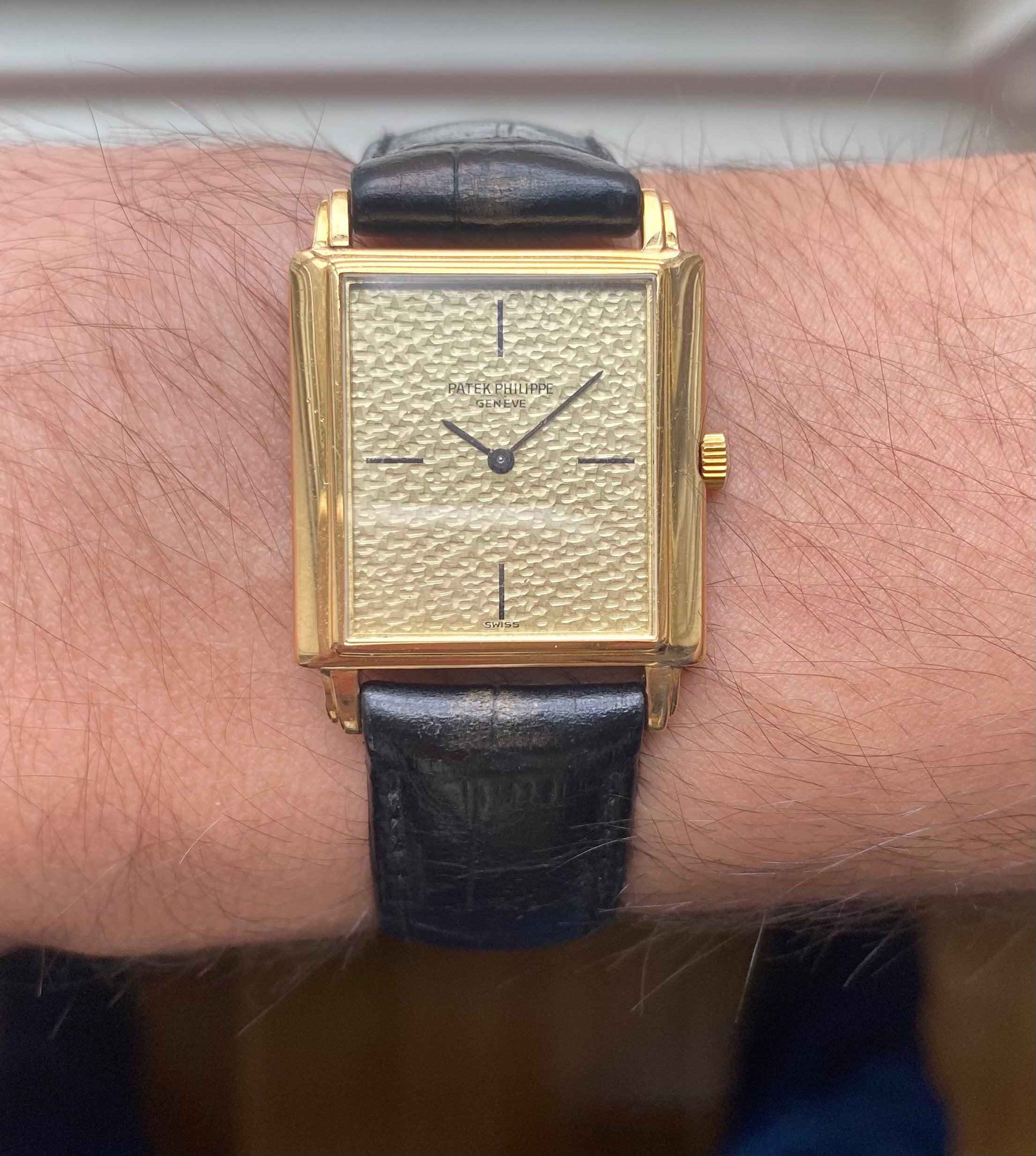 Patek Philippe Tank — 18k Yellow Gold