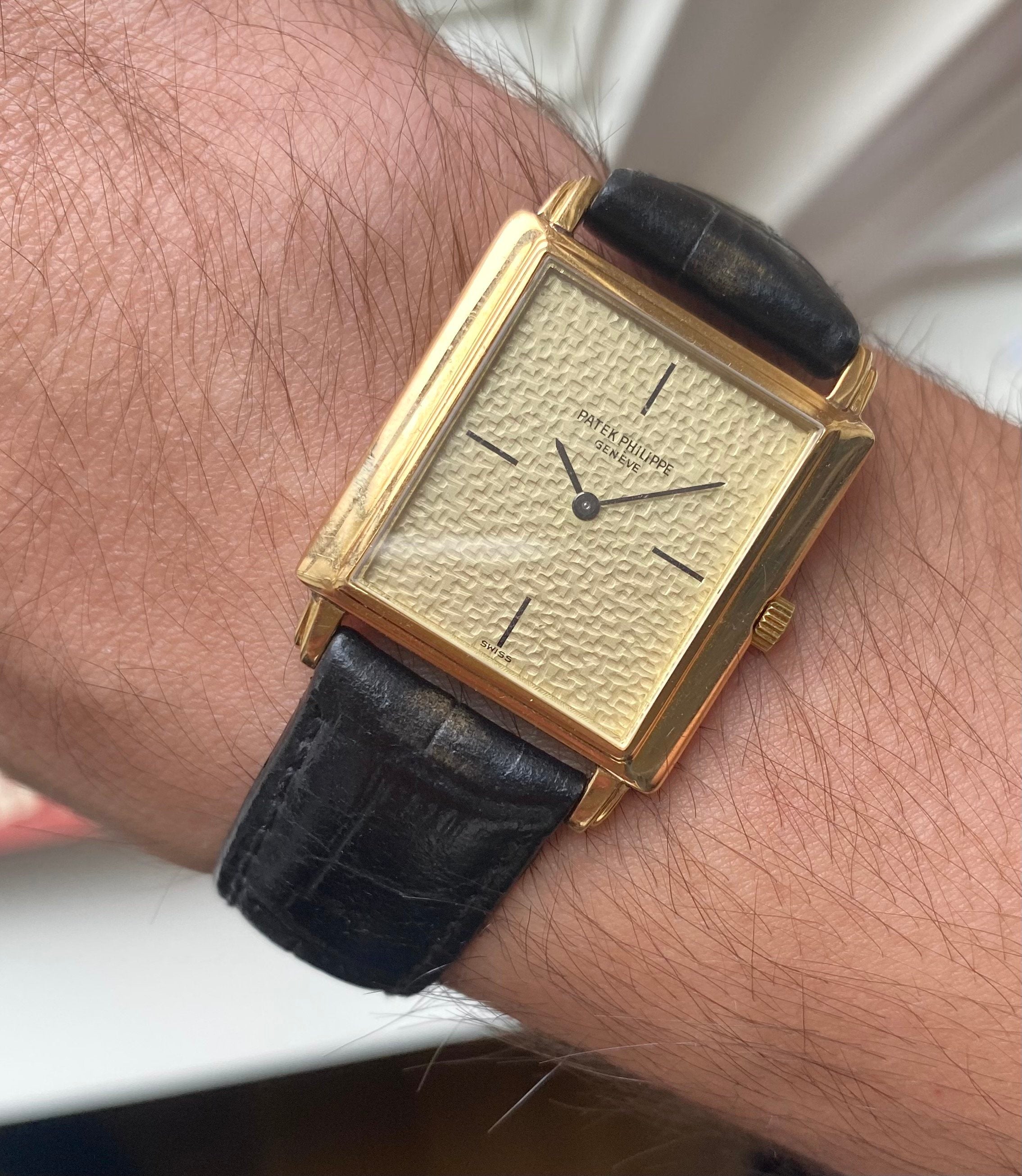 Patek Philippe Tank — 18k Yellow Gold