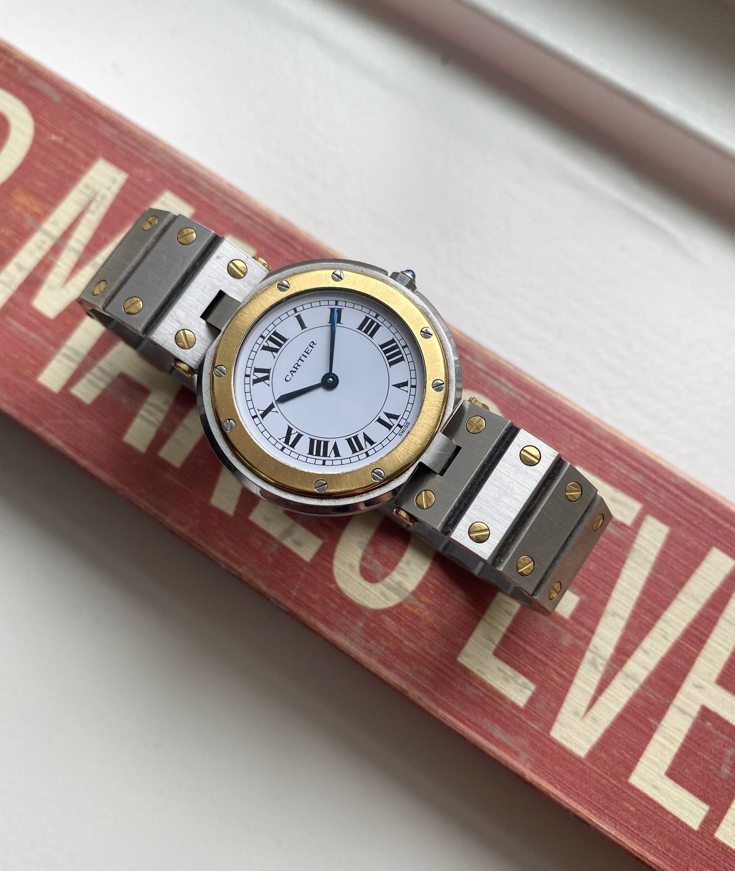 Cartier Santos Round — Two-tone