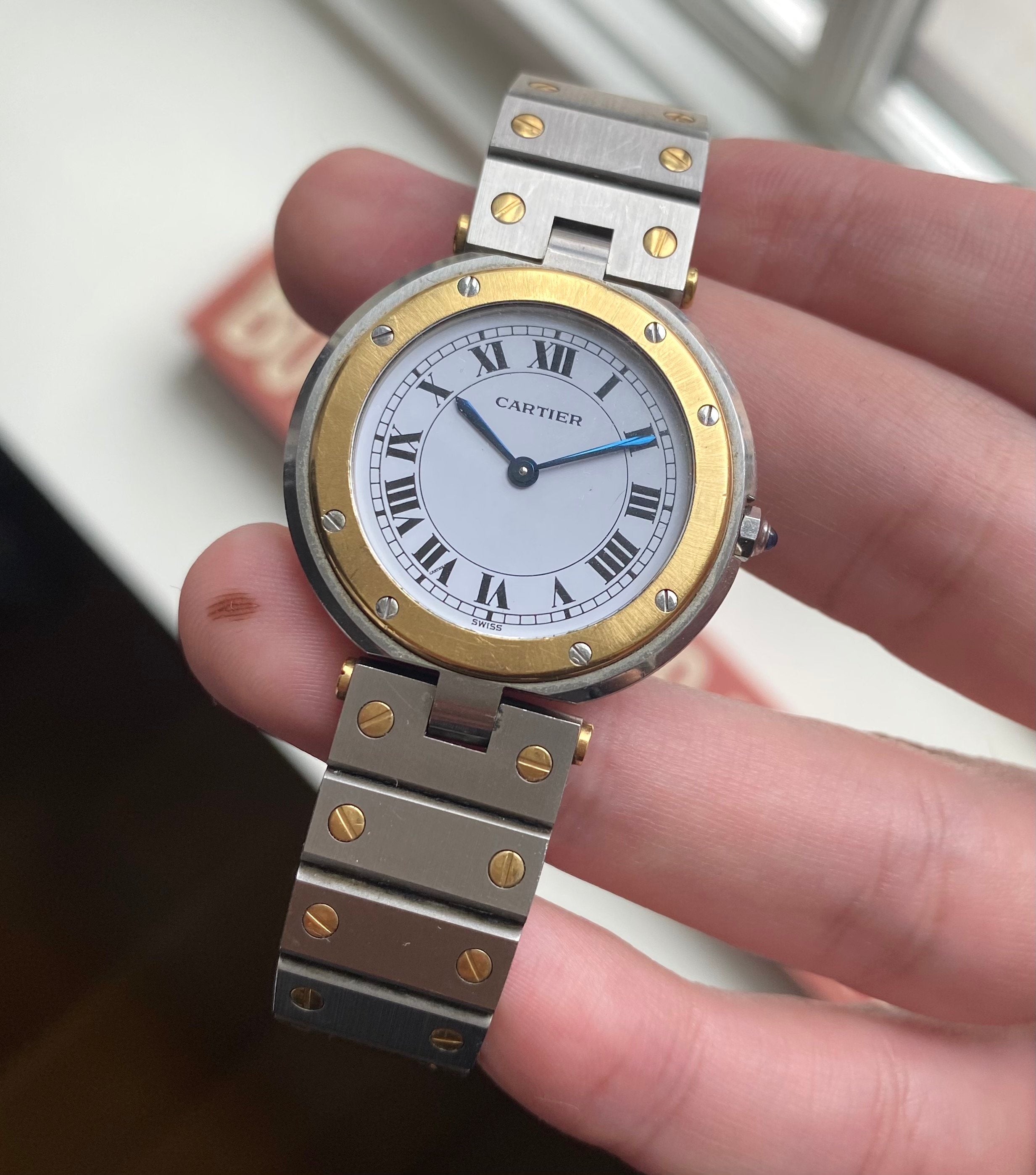 Cartier Santos Round — Two-tone