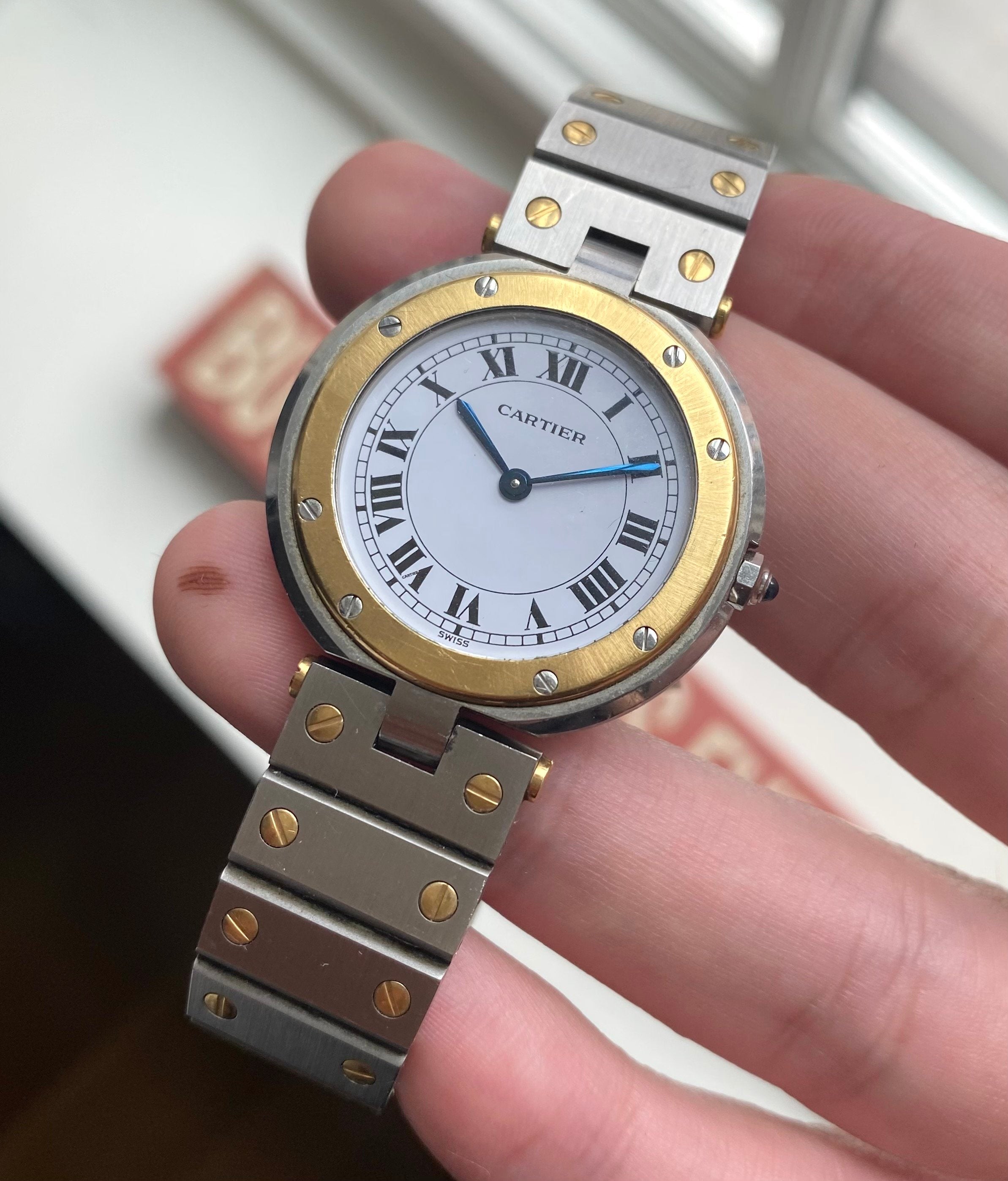 Cartier Santos Round — Two-tone