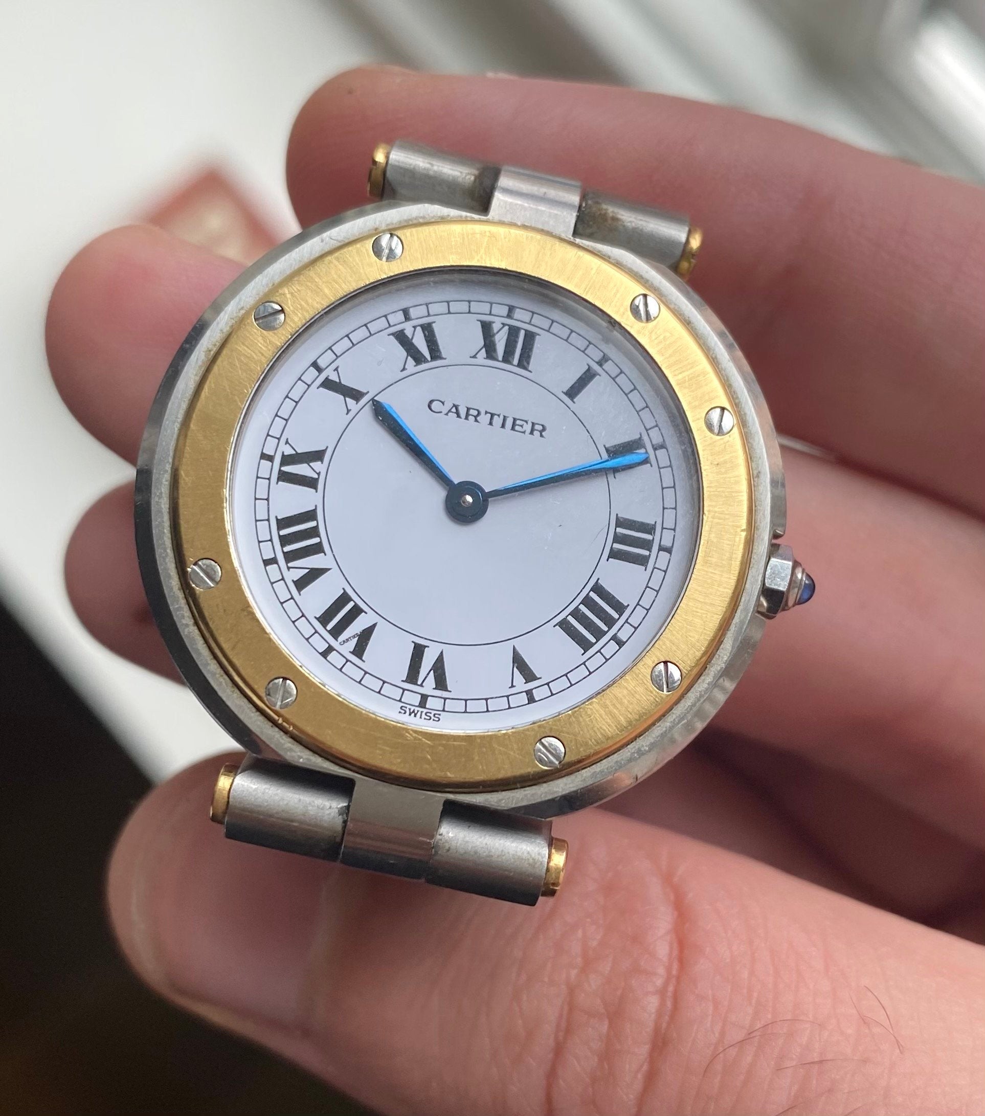 Cartier Santos Round — Two-tone