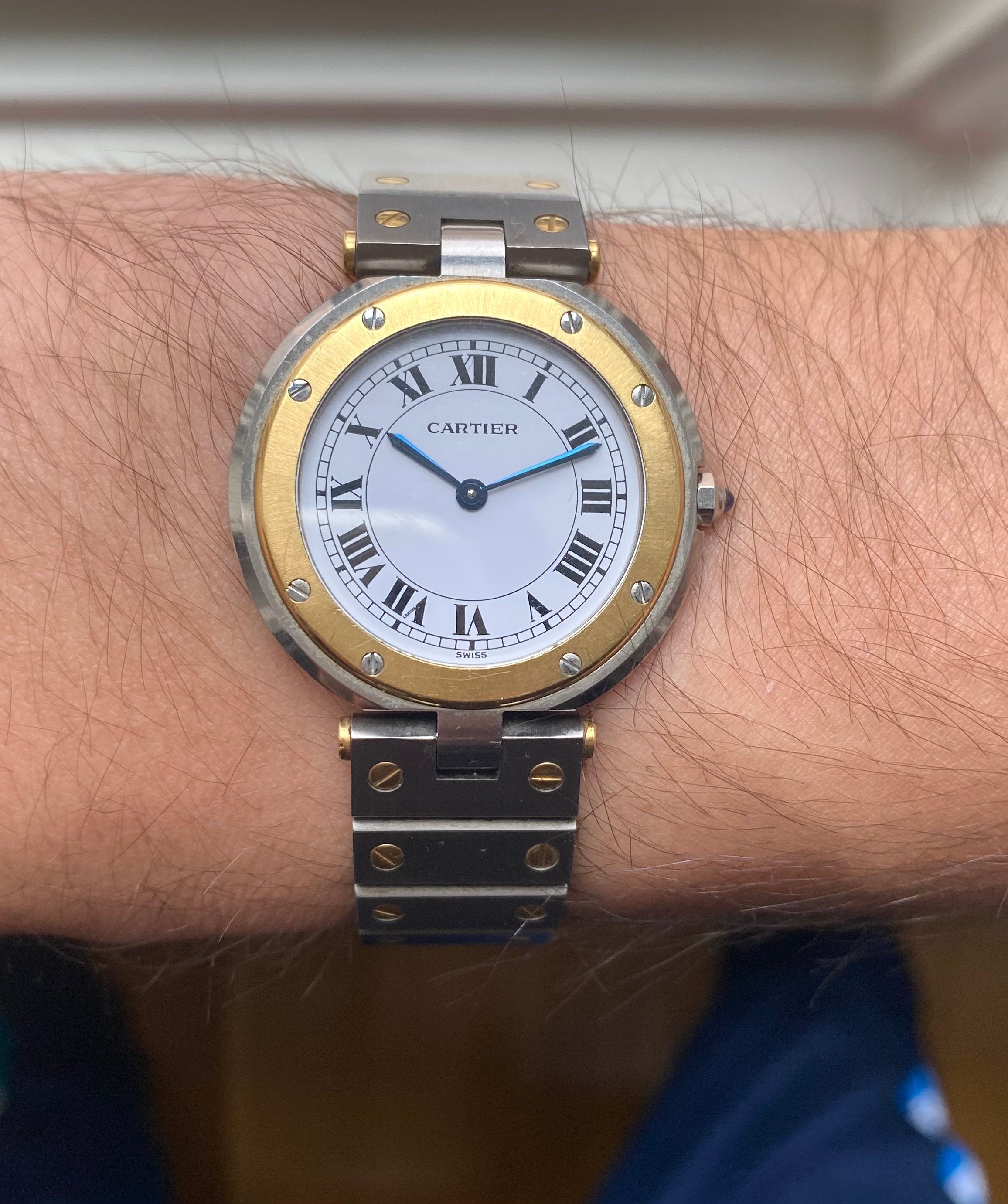 Cartier Santos Round — Two-tone