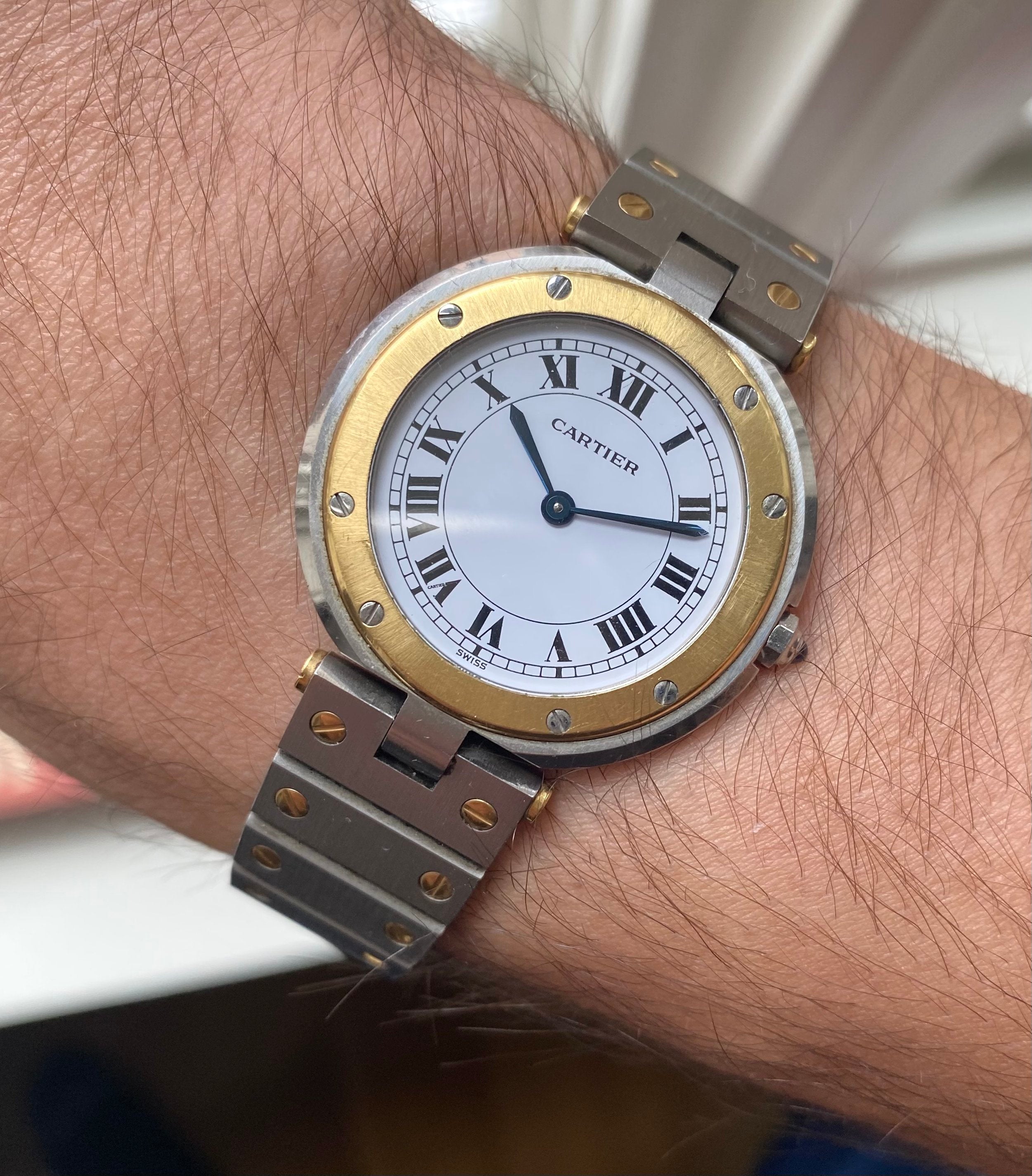 Cartier Santos Round — Two-tone