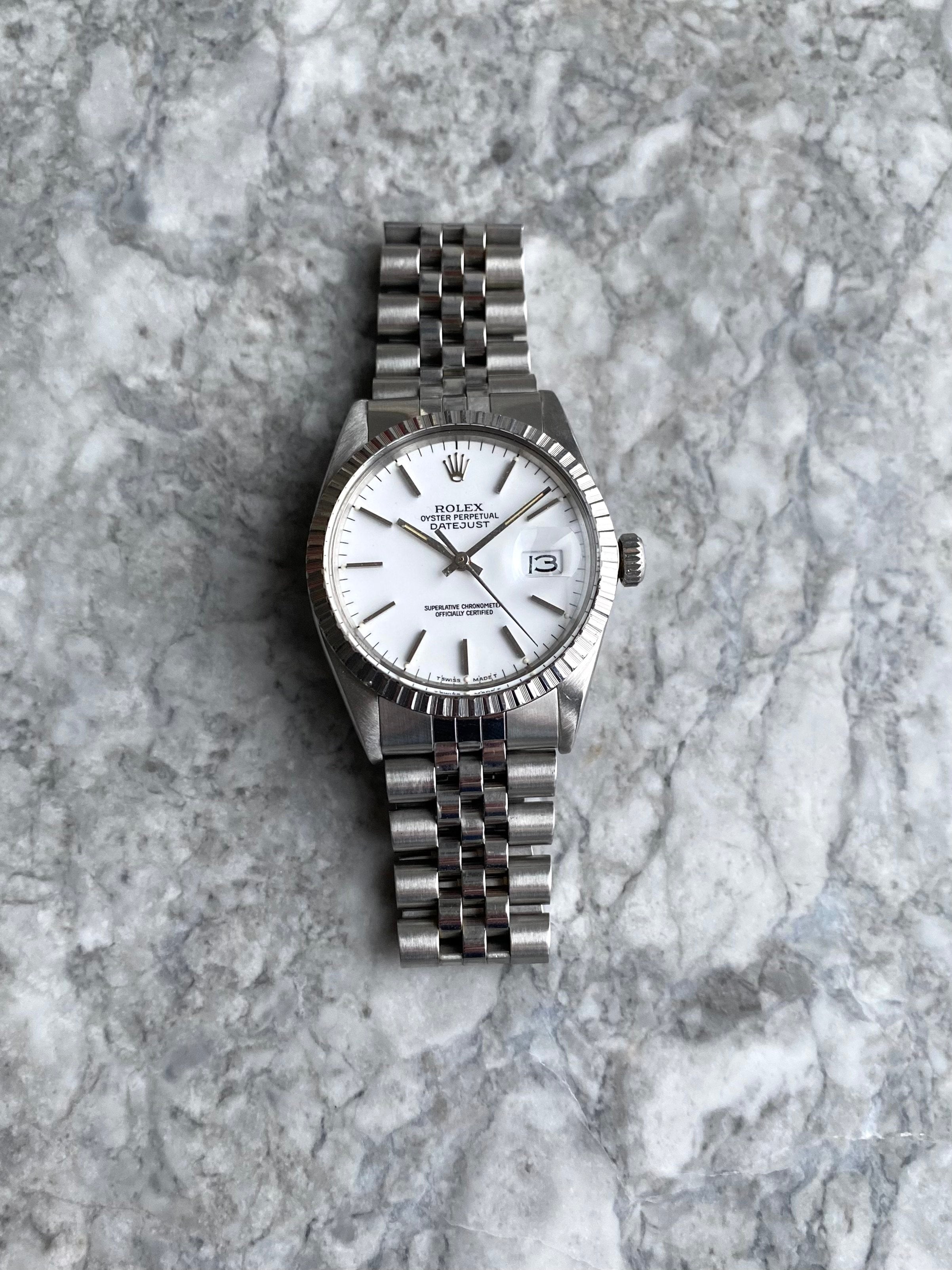 Rolex Datejust 16030 - Matte White.