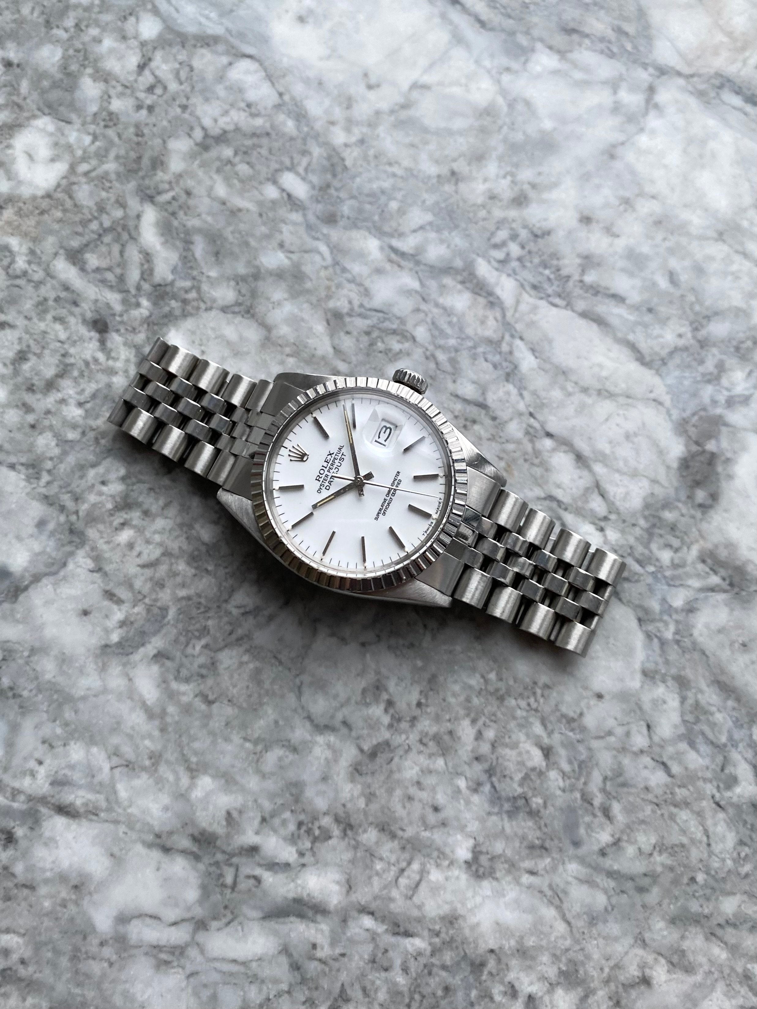 Rolex Datejust 16030 - Matte White.