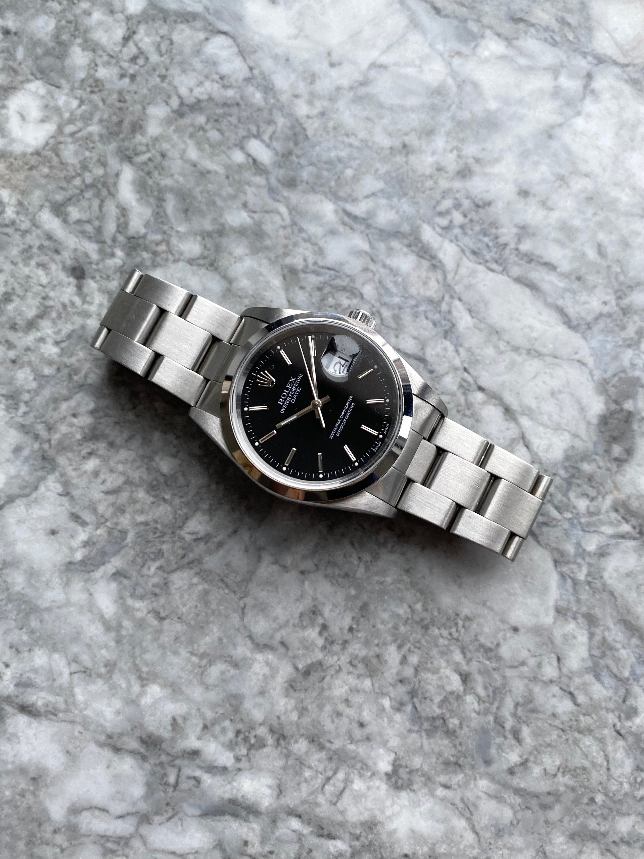 Rolex OP 15200 - Black w/ Service Card.