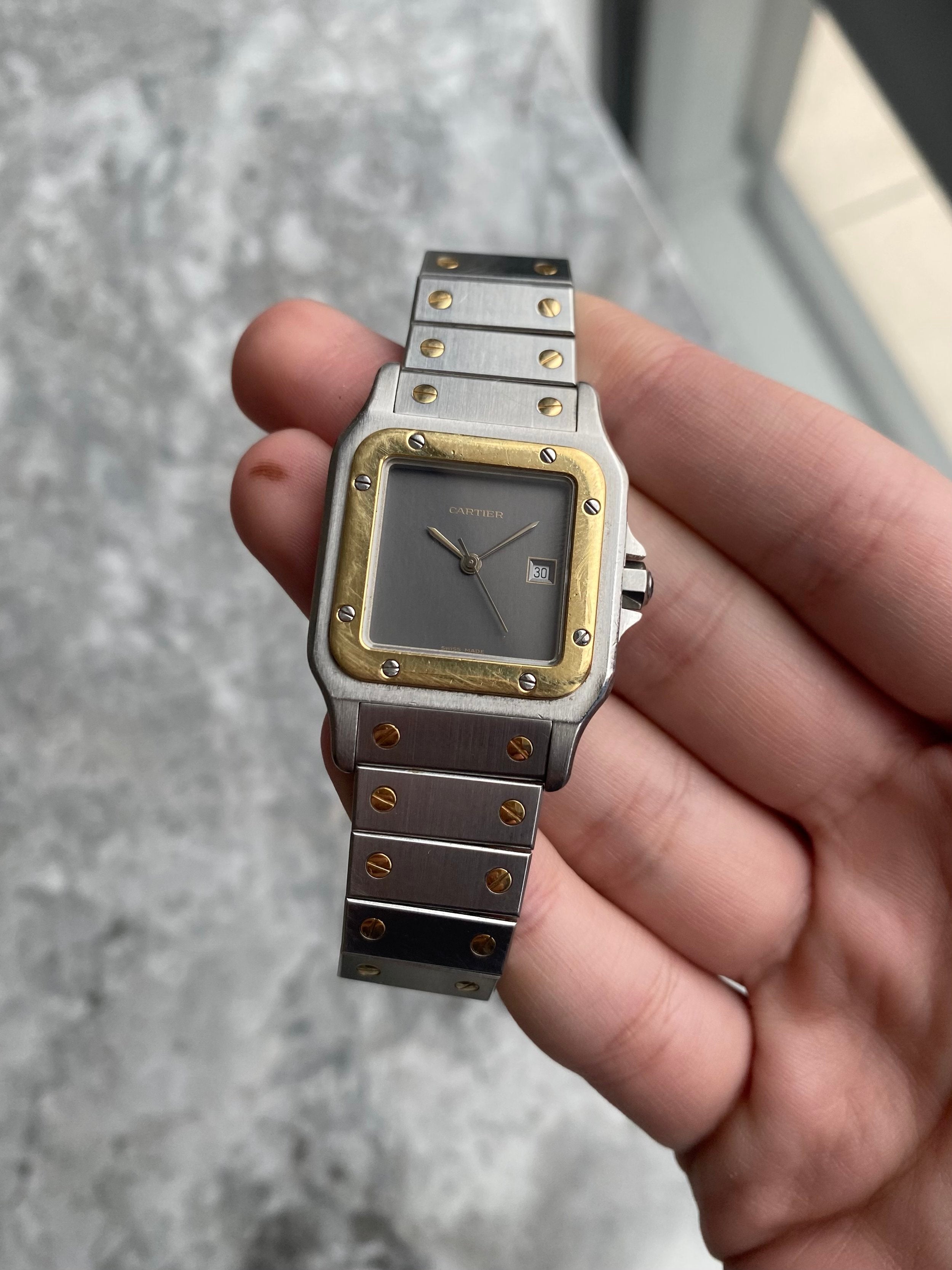 Cartier Santos 2961 - Two Ton Grey.