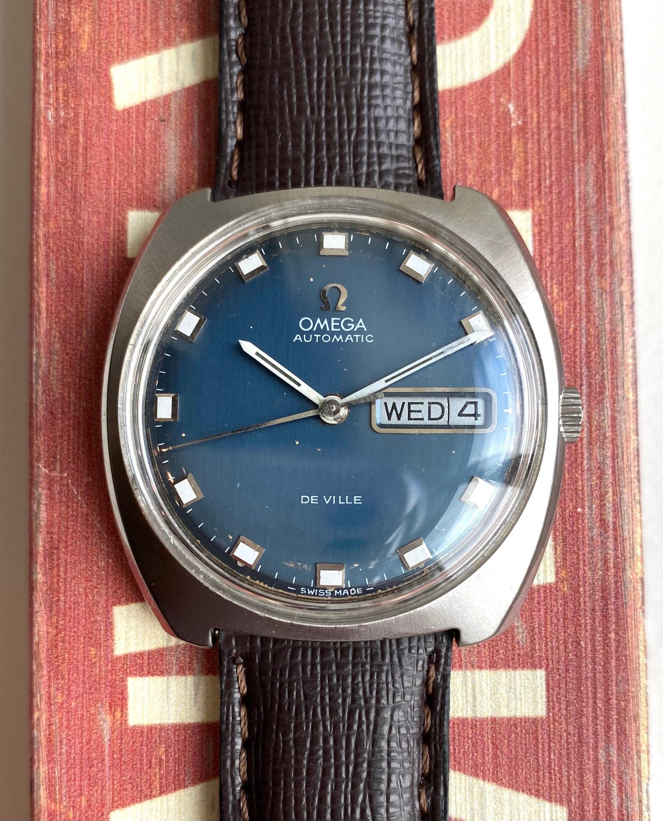 Omega De Ville Day-date — Blue Dial