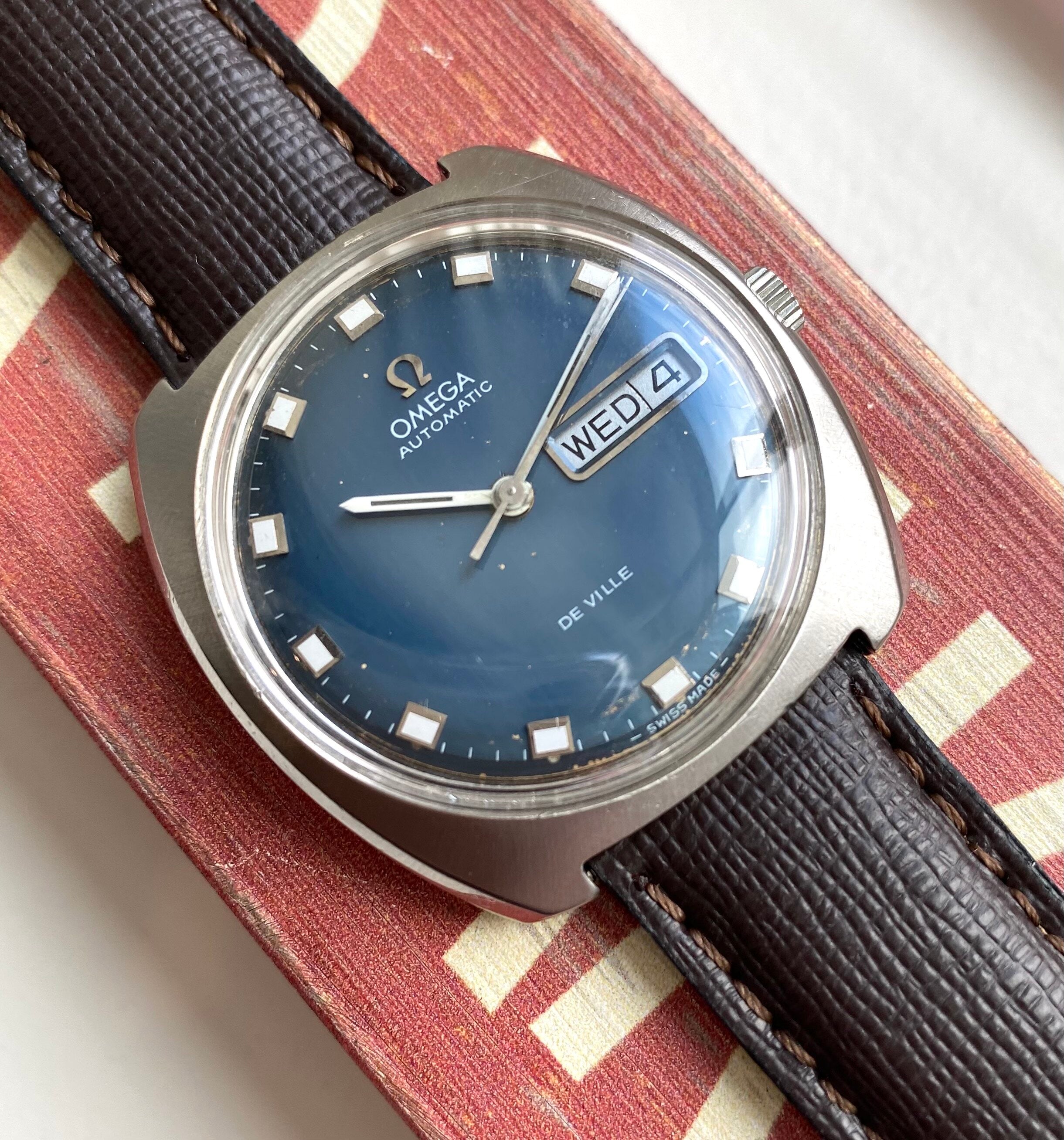 Omega De Ville Day-date — Blue Dial