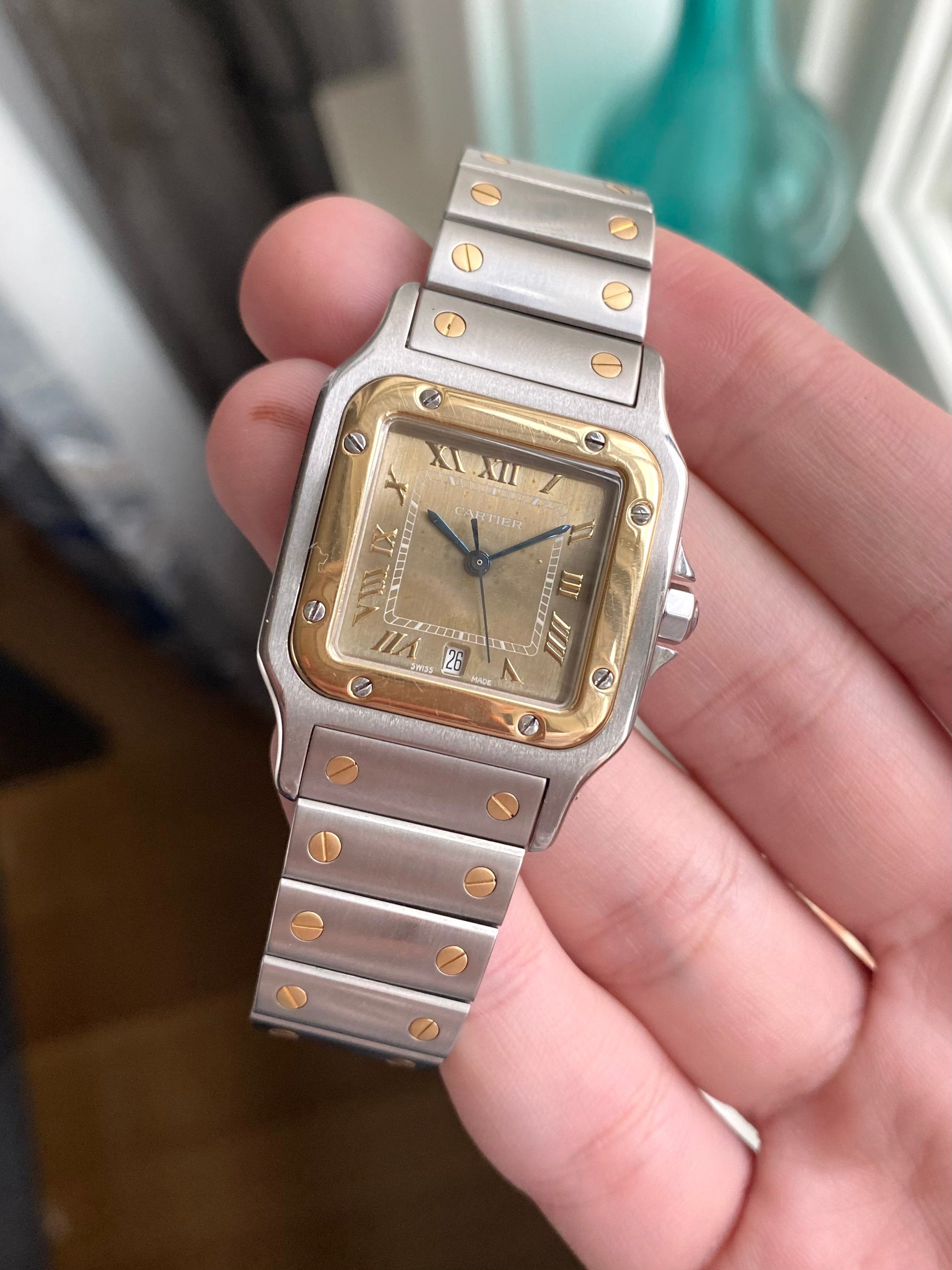 Cartier Santos 1566 - Mocha Dial