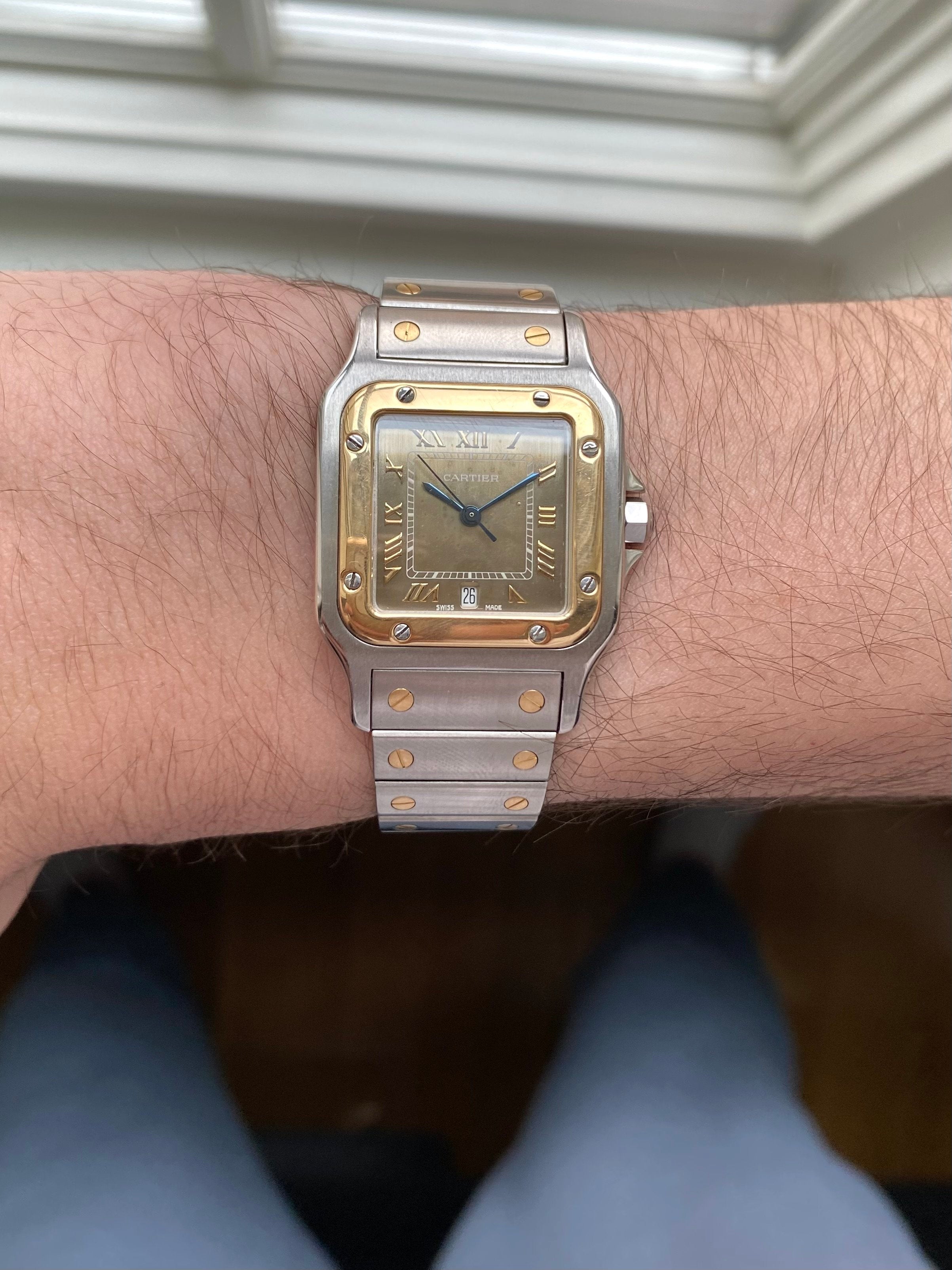 Cartier Santos 1566 - Mocha Dial