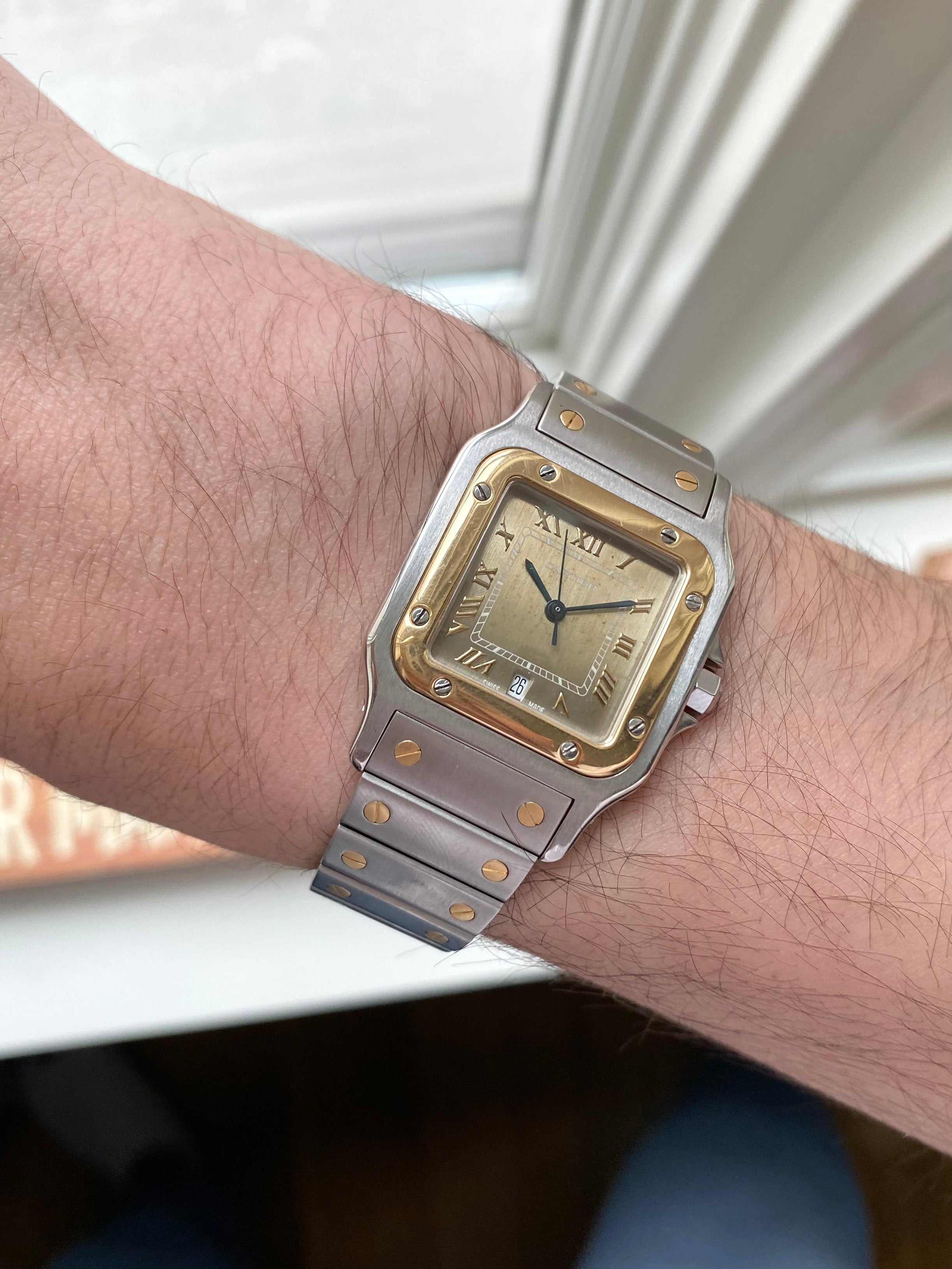 Cartier Santos 1566 - Mocha Dial