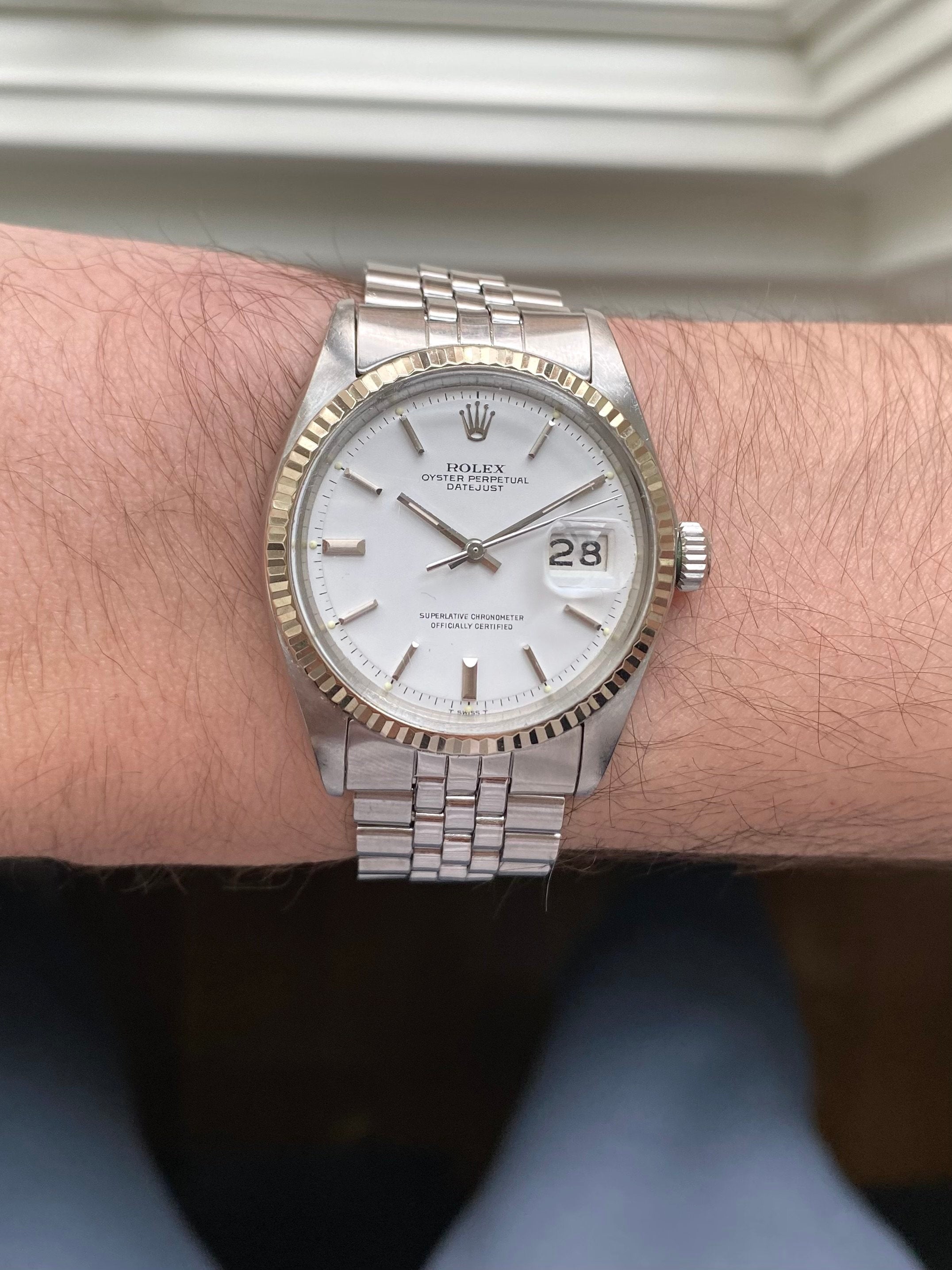 Rolex Datejust 1601 - Matte White